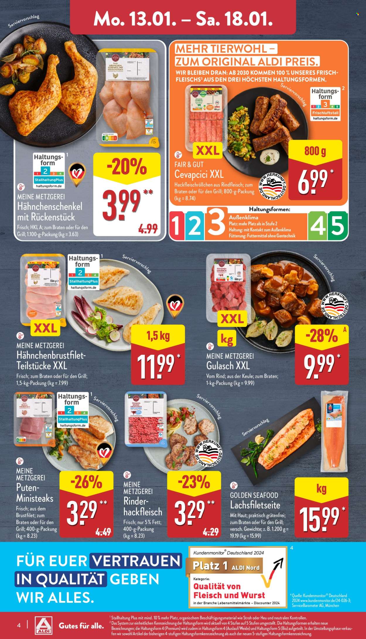 ALDI Nord Prospekte  - 13.01.2025 - 18.01.2025. Seite 4
