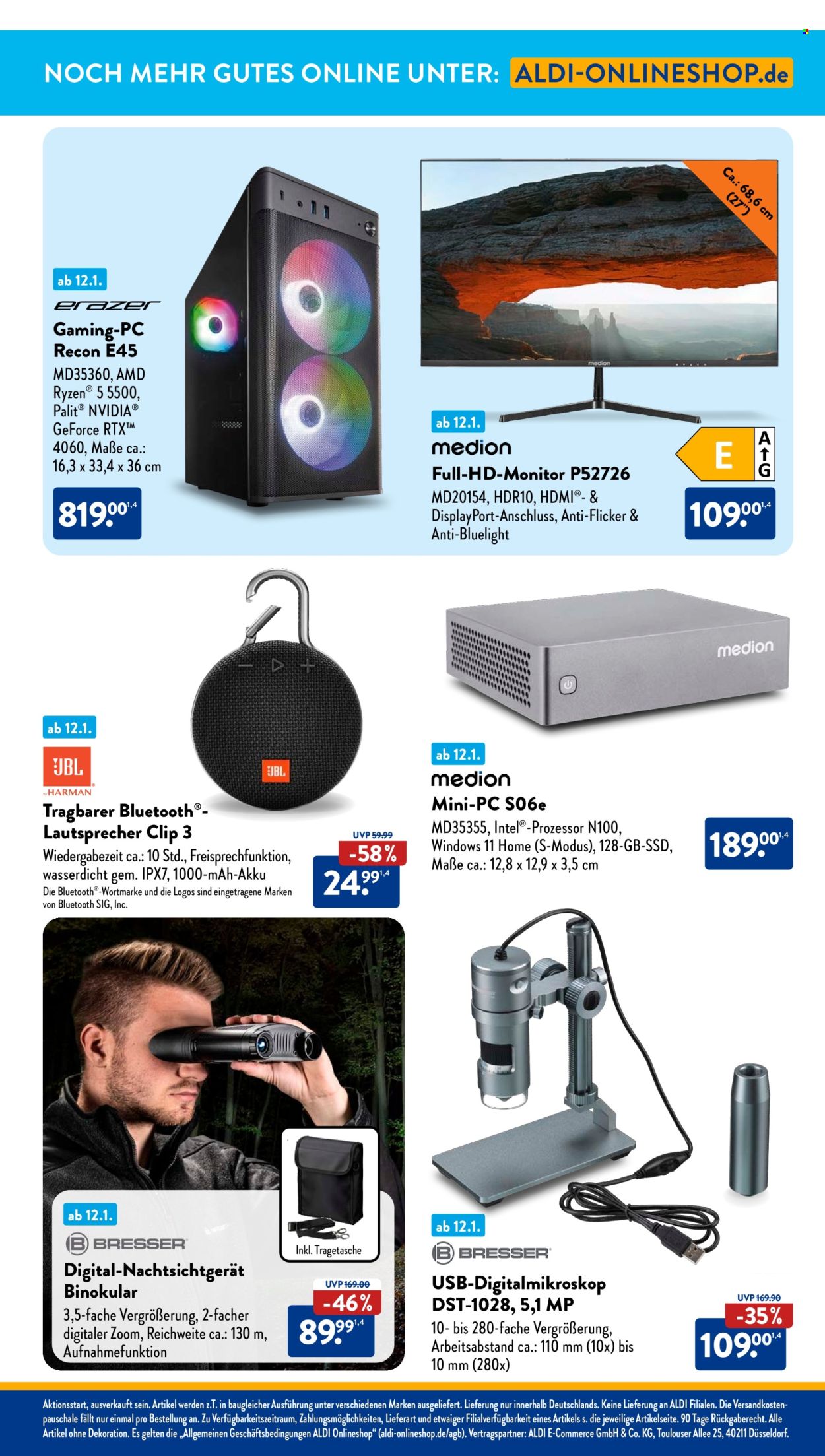 ALDI SÜD Prospekte  - 13.01.2025 - 18.01.2025. Seite 38