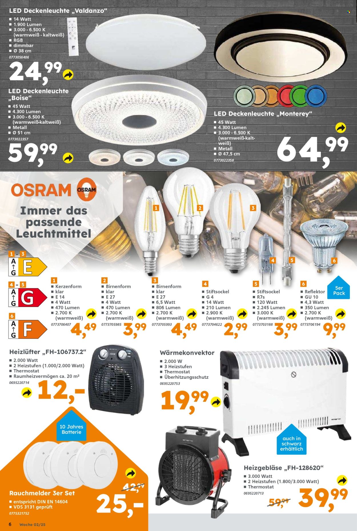 Globus Baumarkt Prospekte  - 6.01.2025 - 11.01.2025. Seite 6