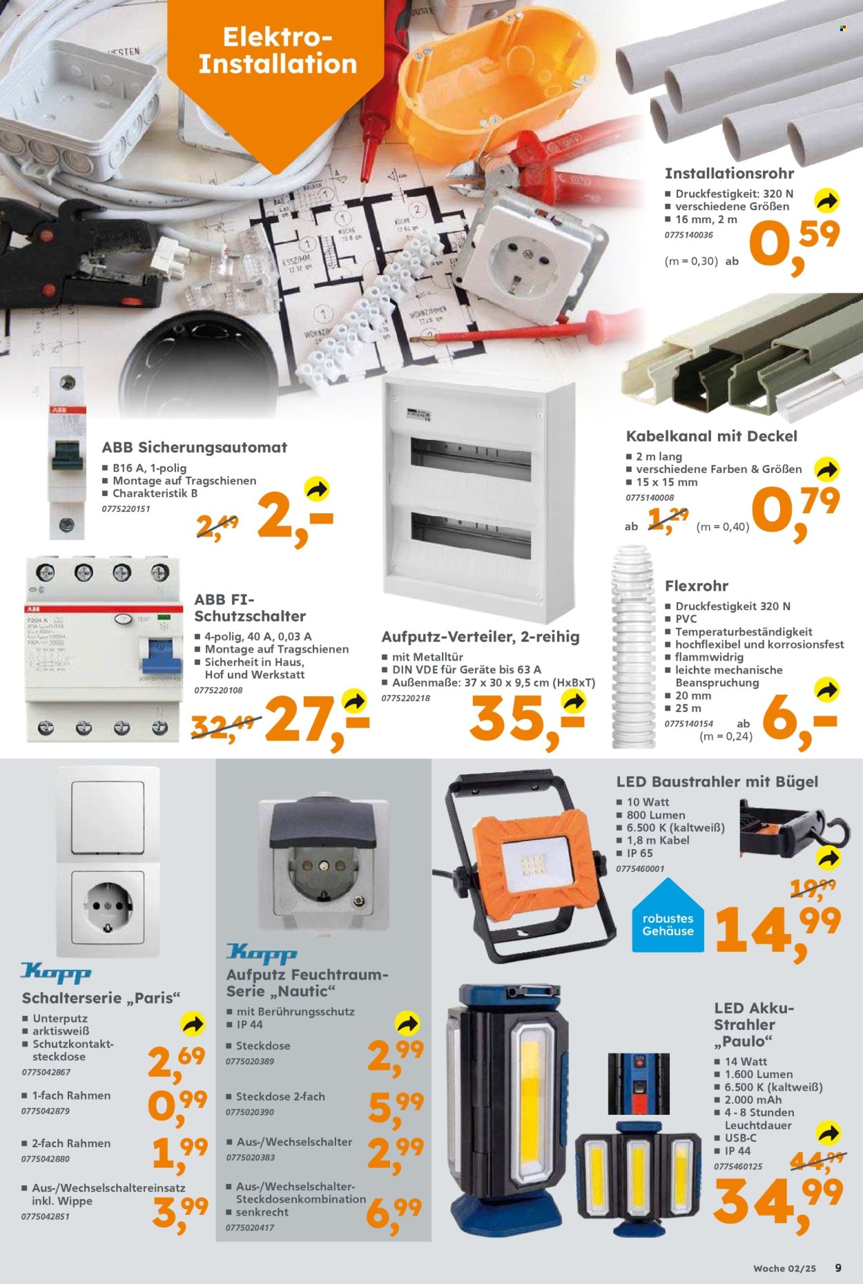 Globus Baumarkt Prospekte  - 6.01.2025 - 11.01.2025. Seite 9