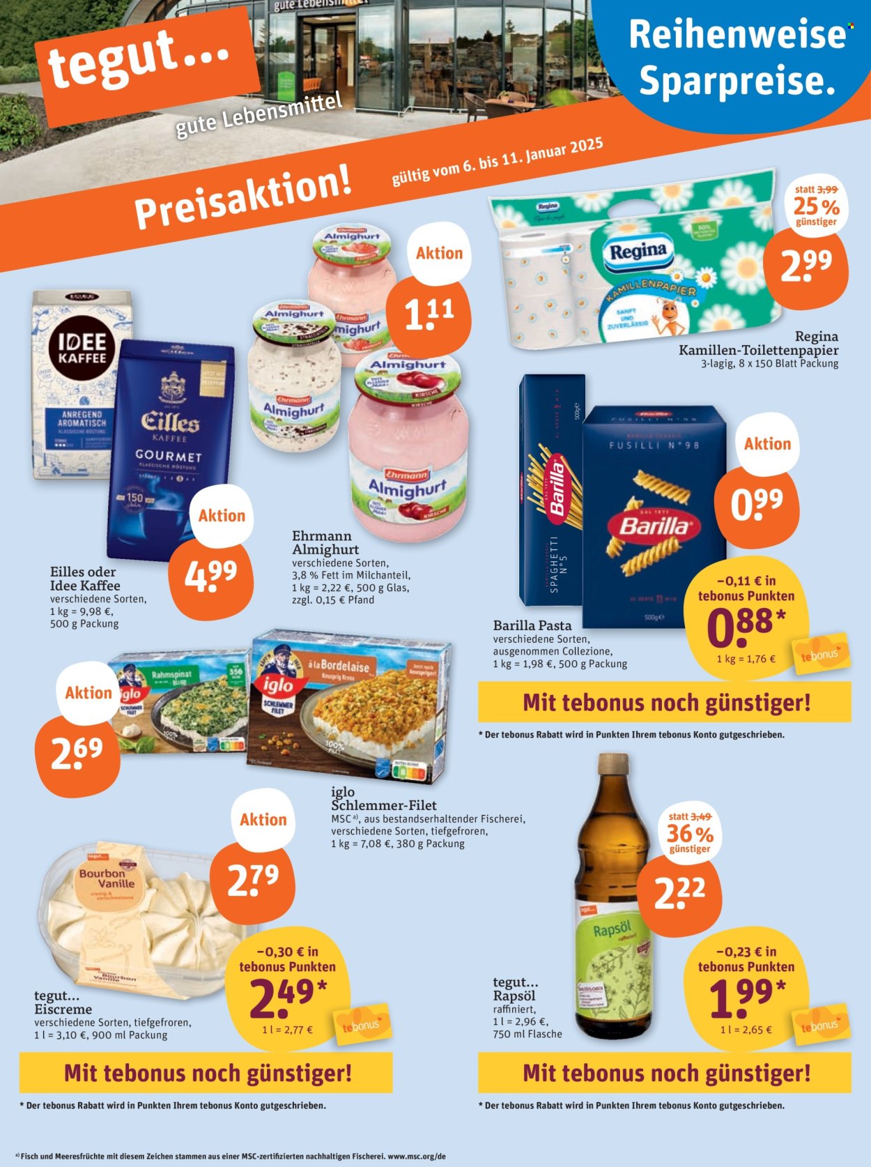 tegut... Prospekte  - 6.01.2025 - 11.01.2025. Seite 1