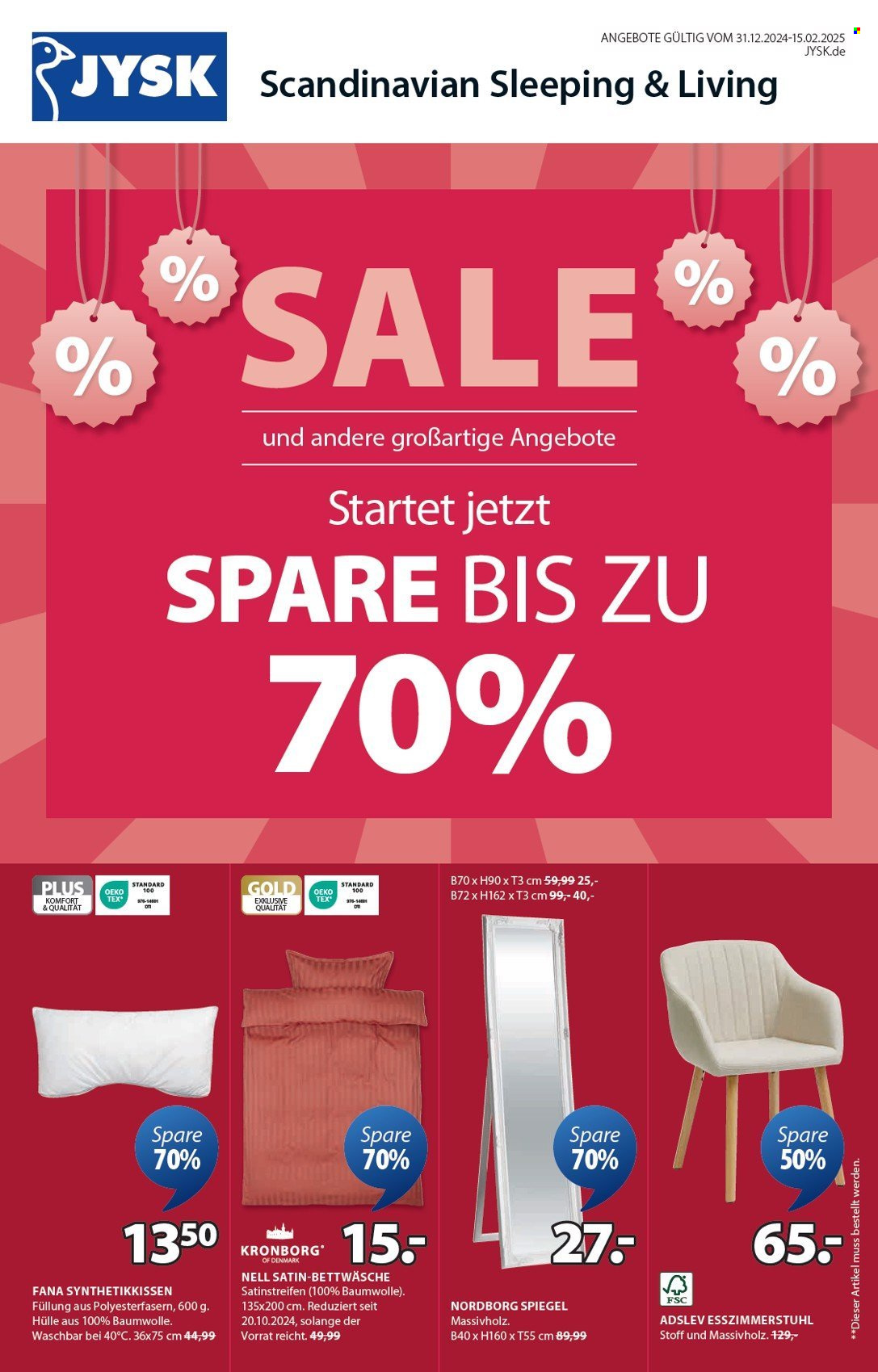JYSK Prospekte  - 31.12.2024 - 15.02.2025. Seite 2