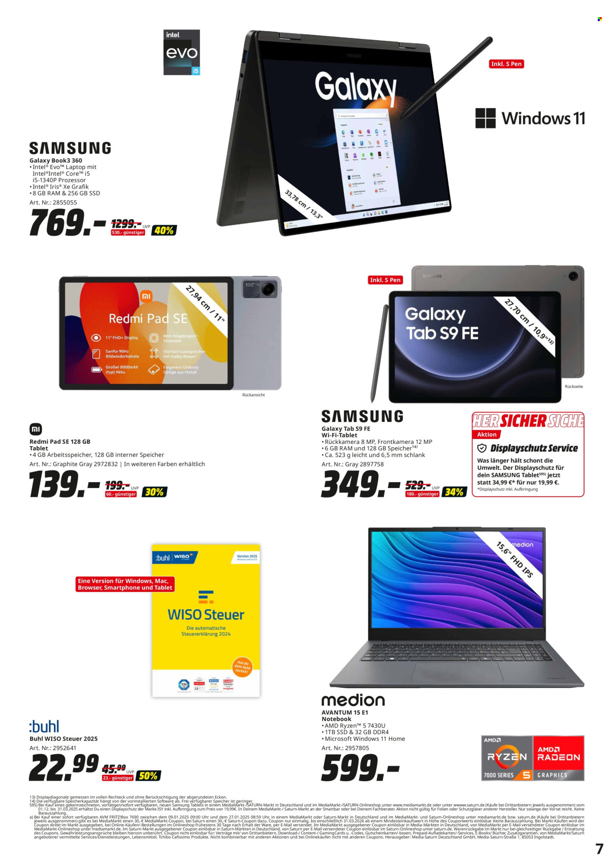 MediaMarkt Prospekte  - 9.01.2025 - 27.01.2025. Seite 7