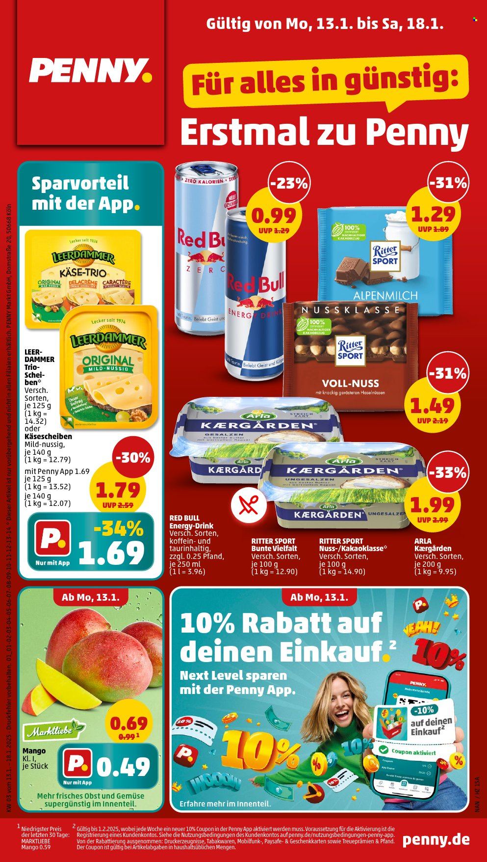 Penny Prospekte  - 13.01.2025 - 18.01.2025. Seite 1