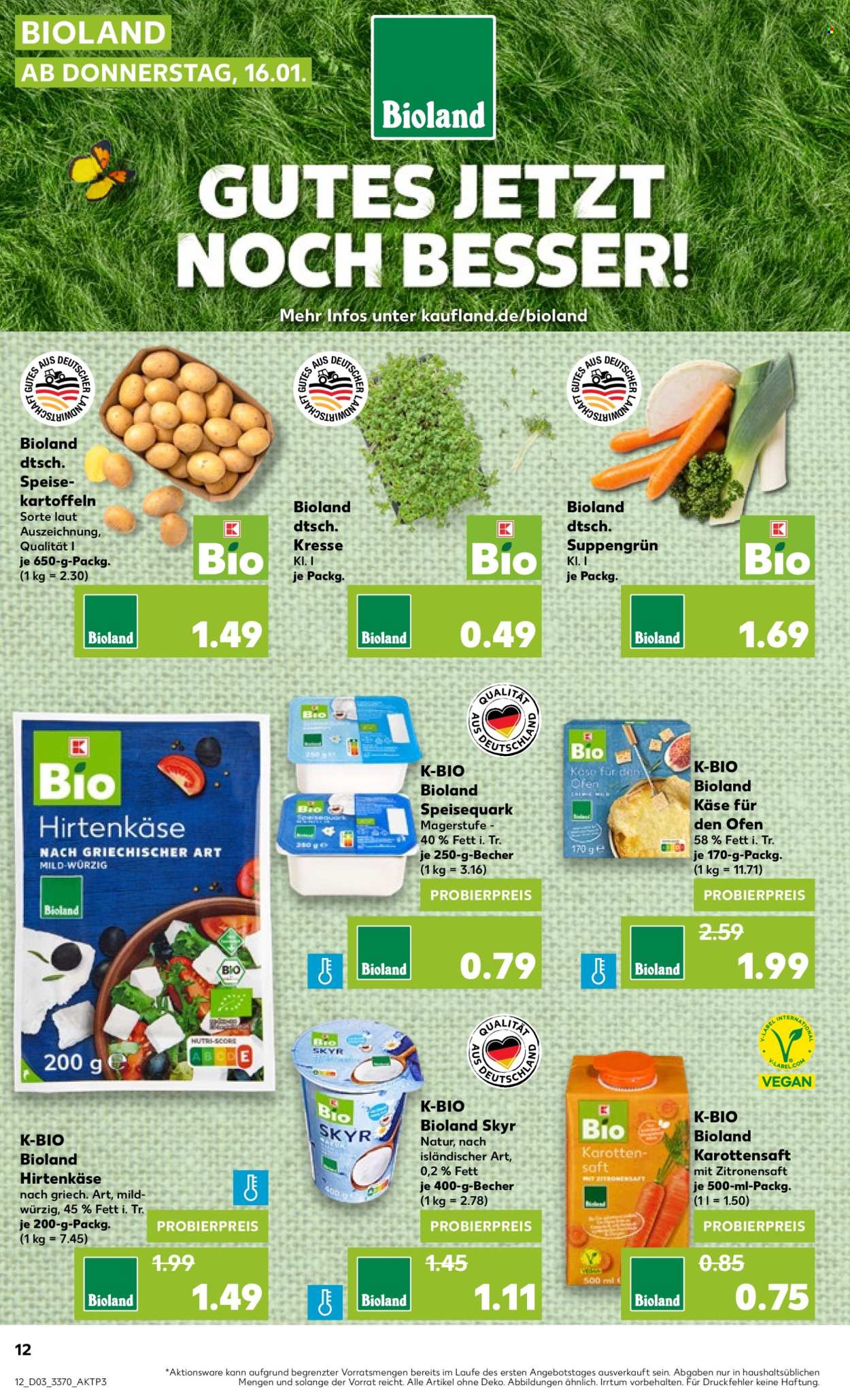 Kaufland Prospekte  - 16.01.2025 - 22.01.2025. Seite 12