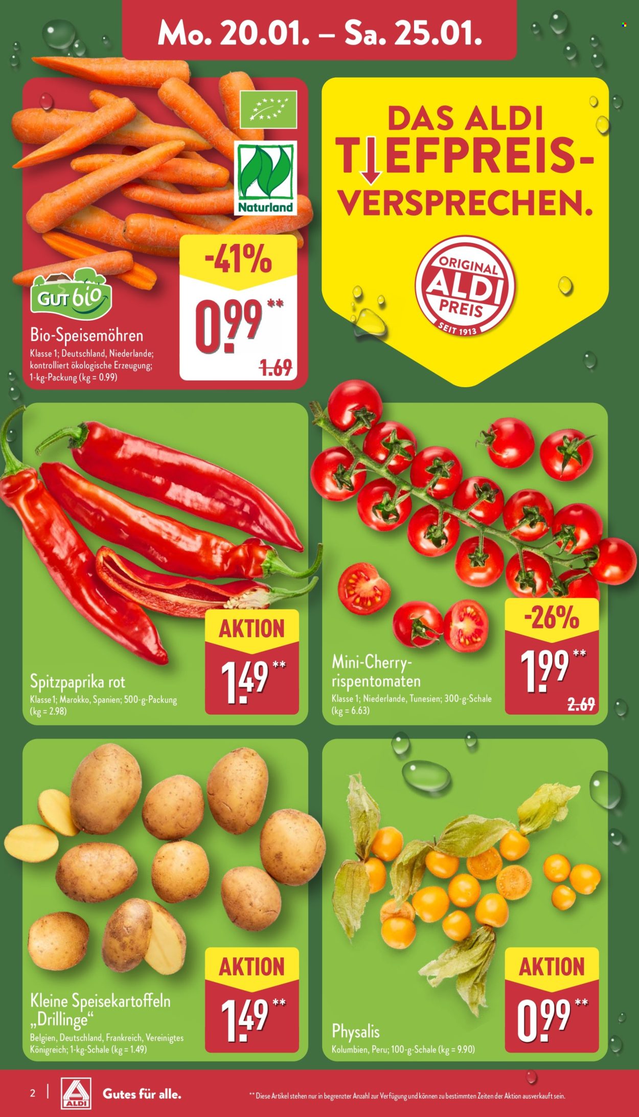ALDI Nord Prospekte  - 20.01.2025 - 25.01.2025. Seite 2