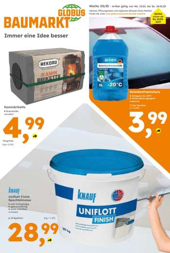 Prospekte Globus Baumarkt - 13.01.2025 - 18.01.2025.