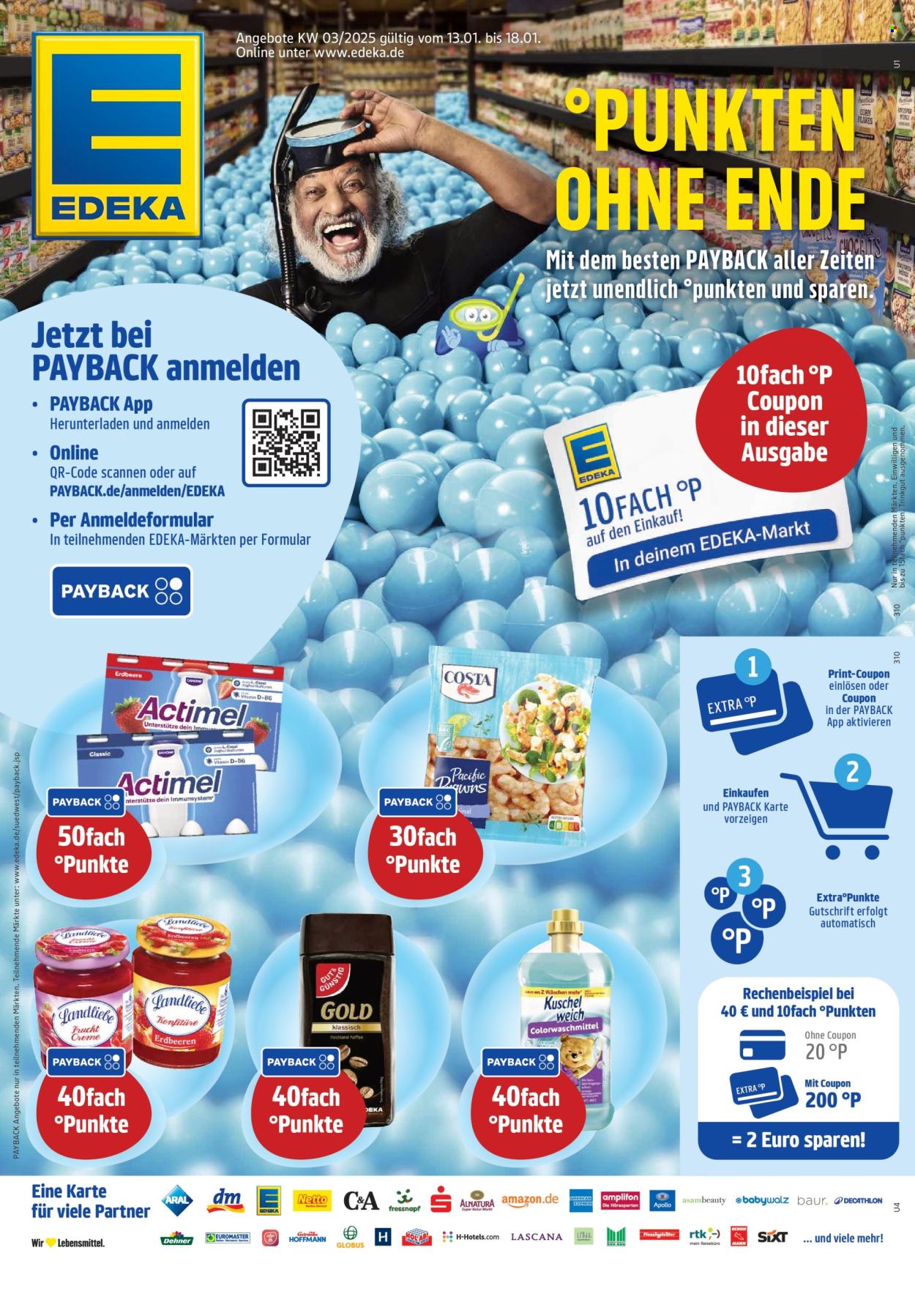 Edeka Prospekte  - 13.01.2025 - 18.01.2025. Seite 1