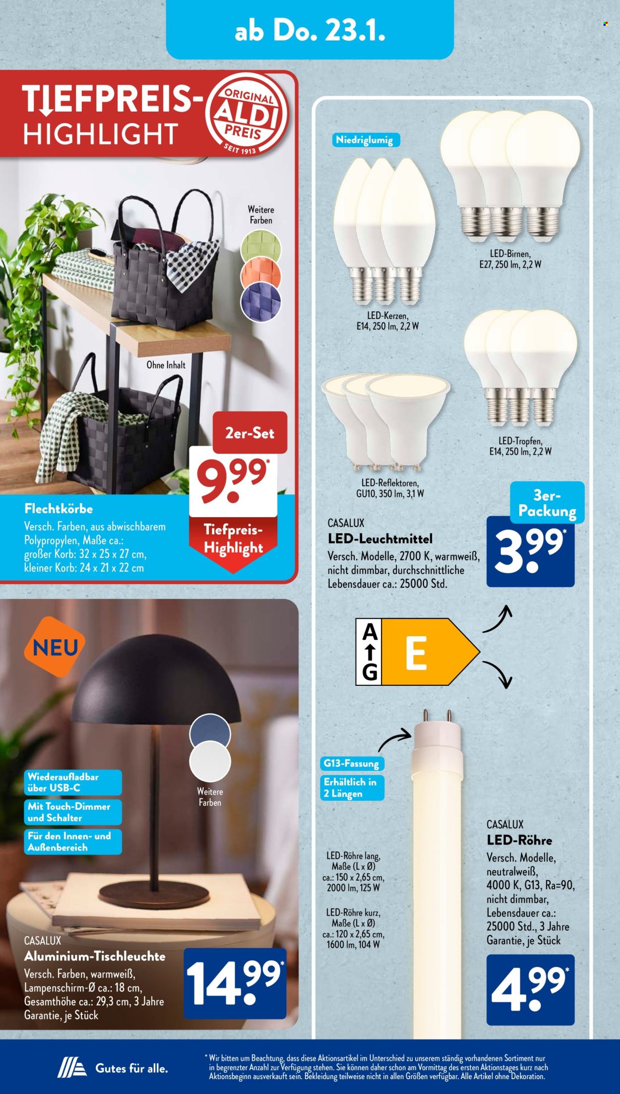ALDI SÜD Prospekte  - 20.01.2025 - 25.01.2025. Seite 23