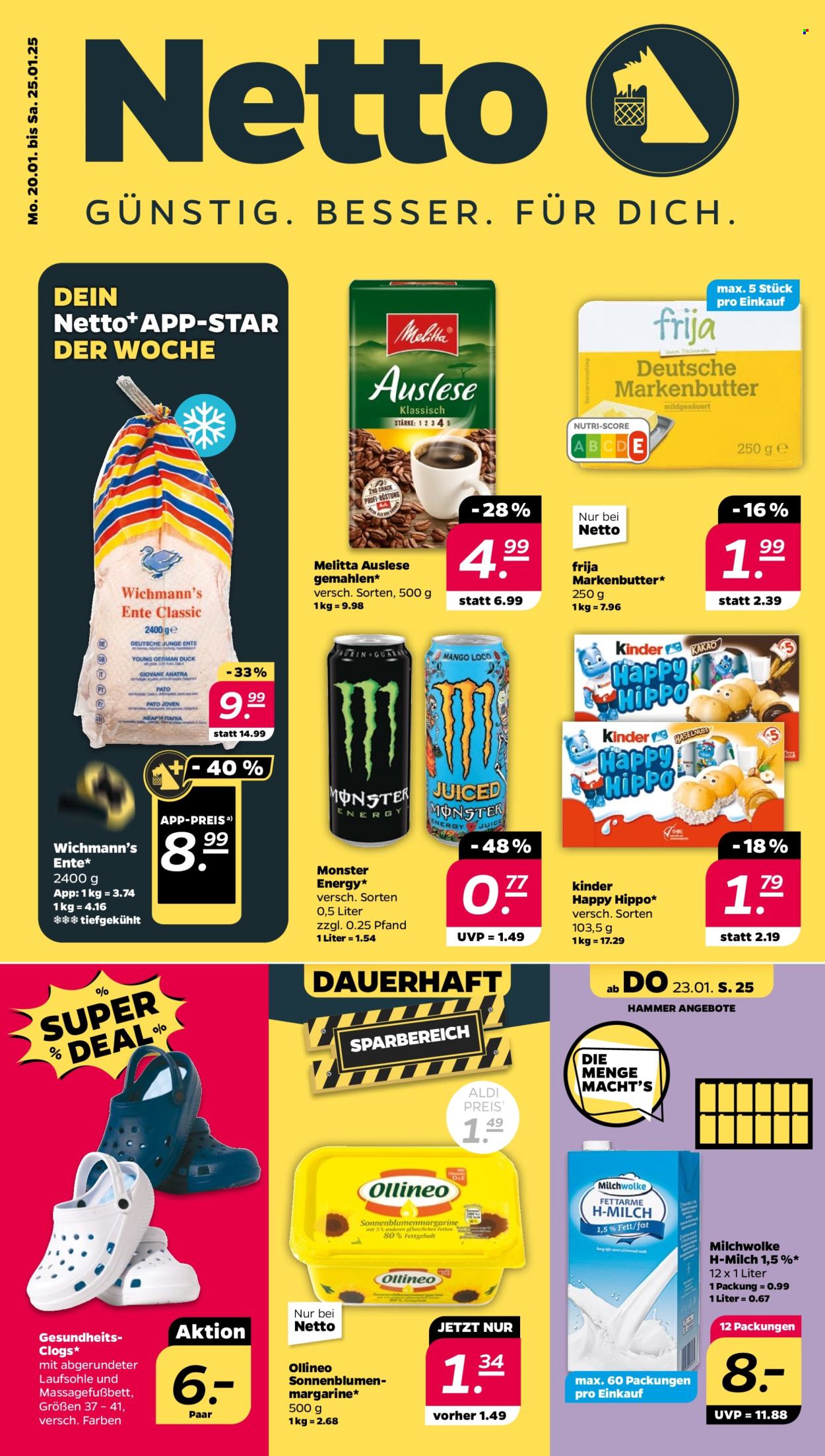 Netto Prospekte  - 20.01.2025 - 25.01.2025. Seite 1