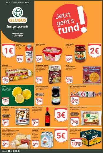 Prospekte Globus - 20.01.2025 - 25.01.2025.