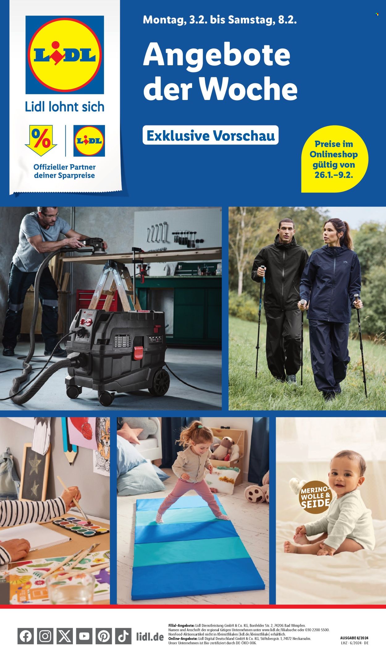 Lidl Prospekte  - 3.02.2025 - 8.02.2025. Seite 1