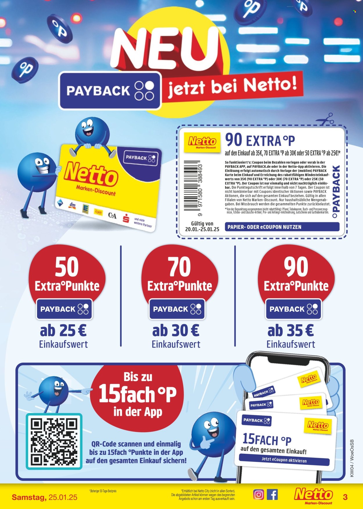 Netto Marken-Discount Prospekte  - 20.01.2025 - 25.01.2025. Seite 3