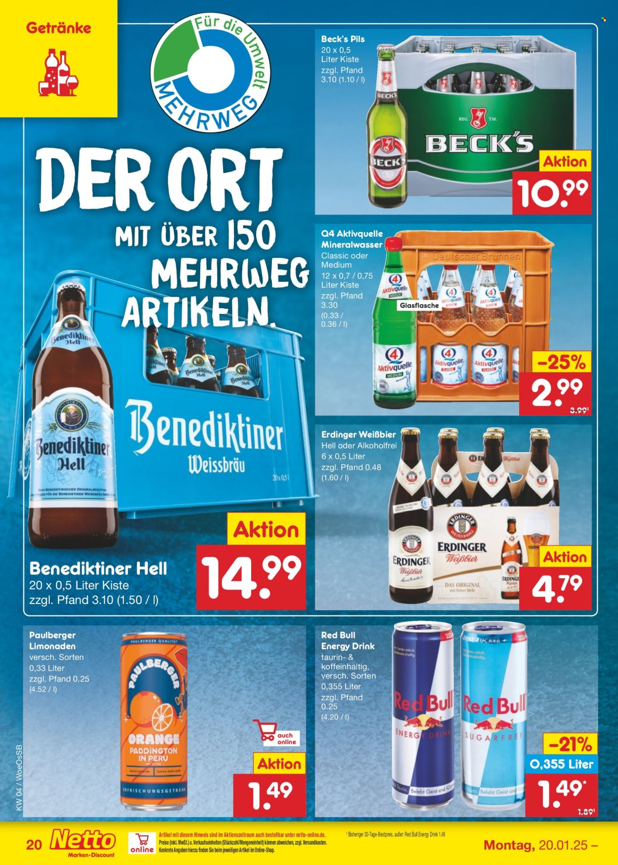 Netto Marken-Discount Prospekte  - 20.01.2025 - 25.01.2025. Seite 34