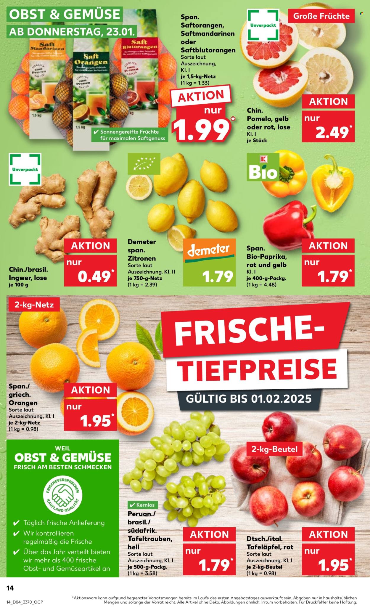 Kaufland Prospekte  - 23.01.2025 - 29.01.2025. Seite 14