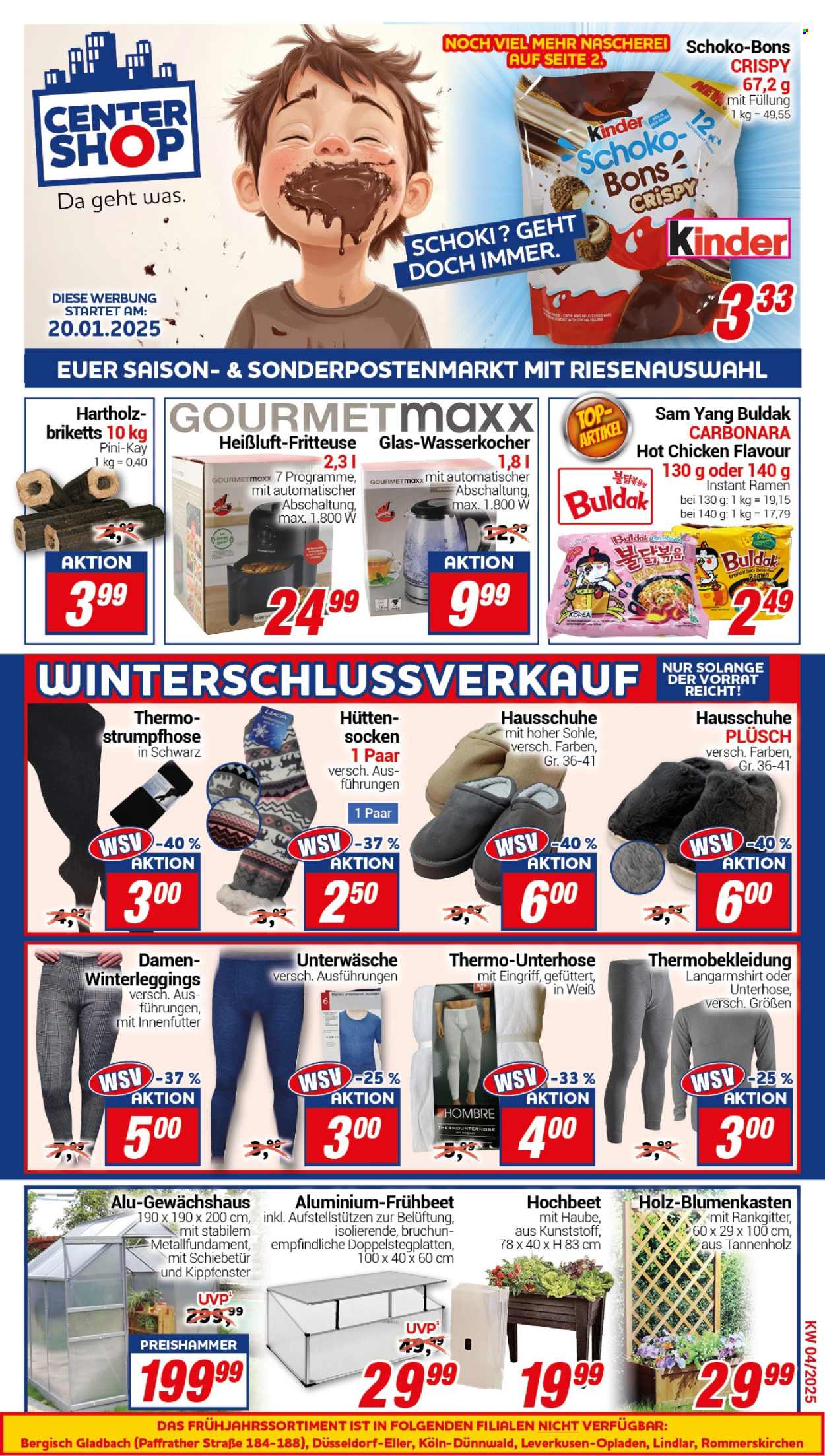 CENTERSHOP Prospekte  - 20.01.2025 - 25.01.2025. Seite 1