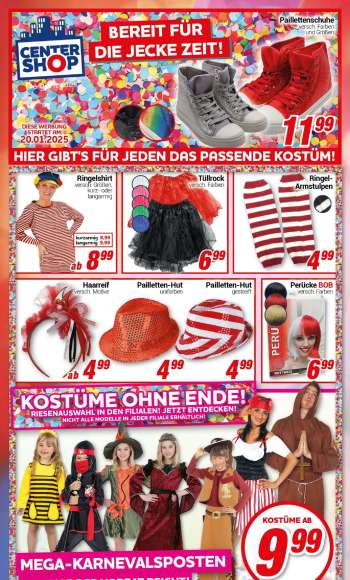 Prospekte CENTERSHOP - 20.01.2025 - 25.01.2025.
