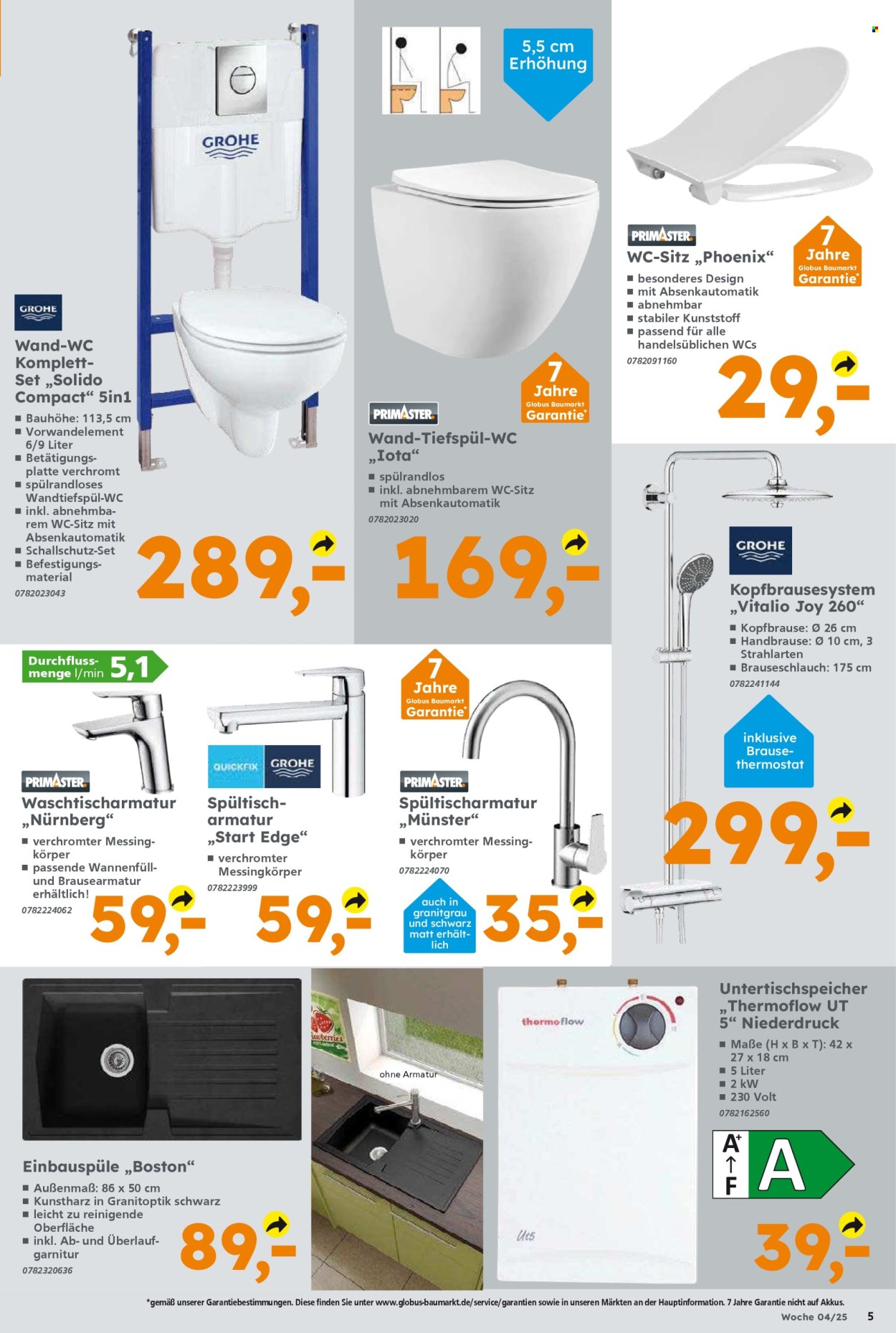 Globus Baumarkt Prospekte  - 20.01.2025 - 25.01.2025. Seite 5