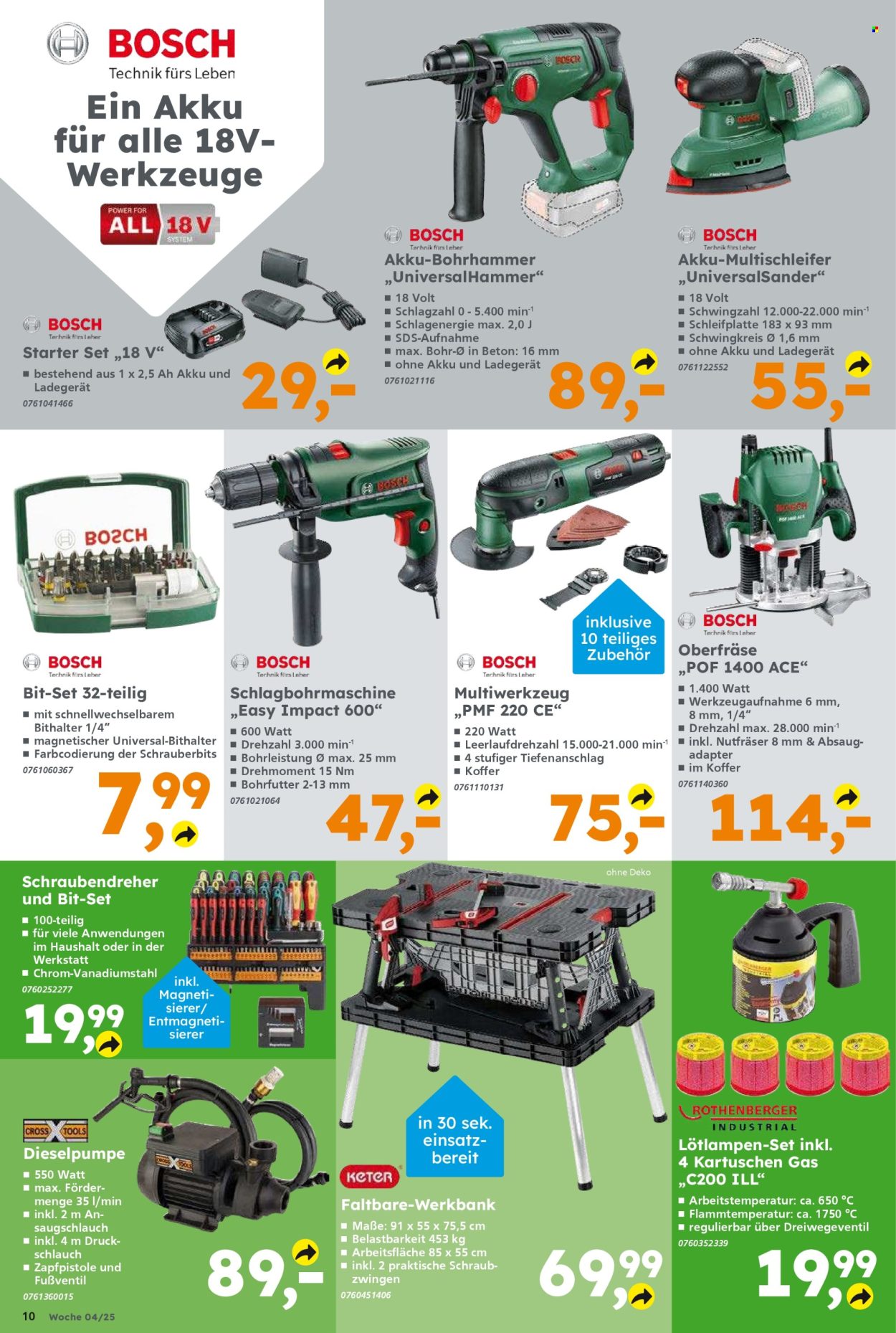 Globus Baumarkt Prospekte  - 20.01.2025 - 25.01.2025. Seite 10
