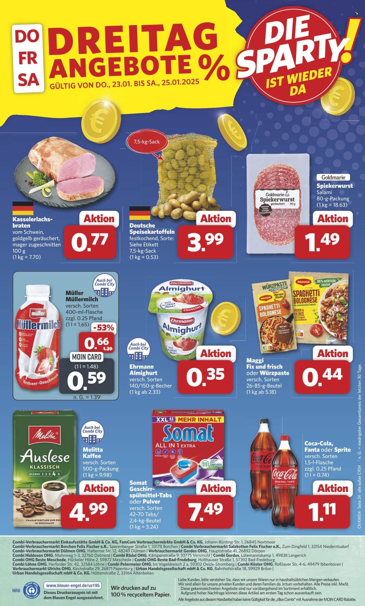 Combi Prospekte  - 20.01.2025 - 25.01.2025. Seite 25