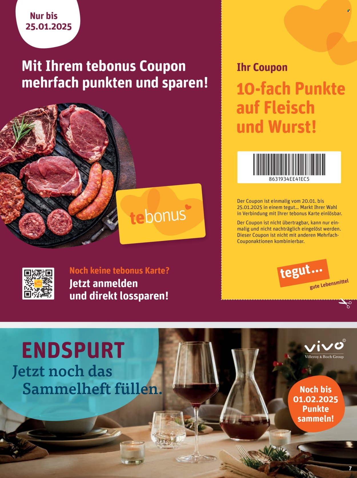 tegut... Prospekte  - 20.01.2025 - 25.01.2025. Seite 9