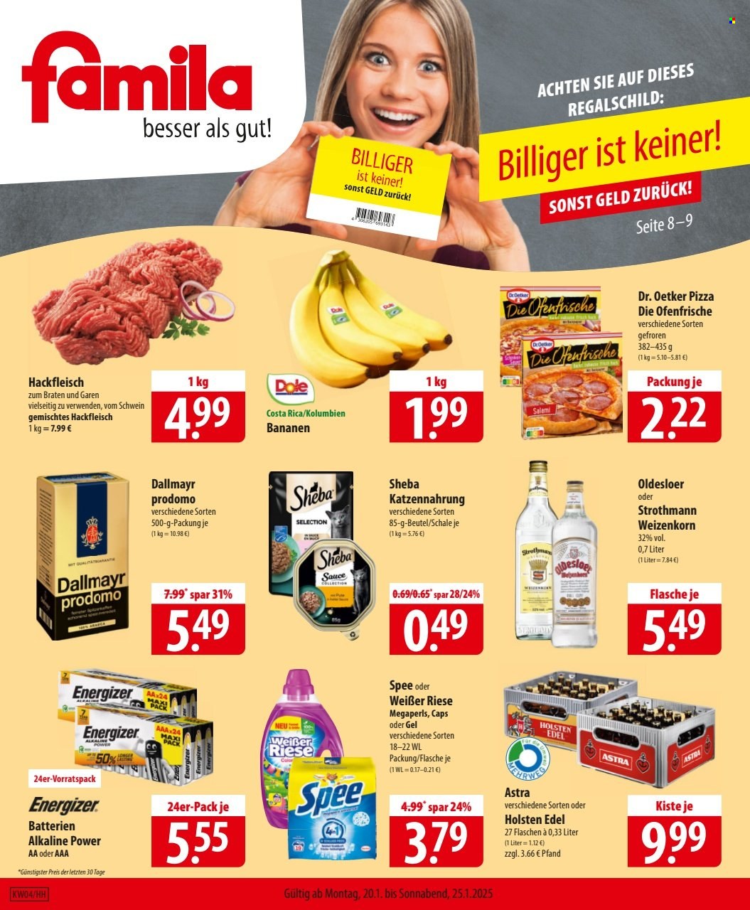 famila Prospekte  - 20.01.2025 - 25.01.2025. Seite 1