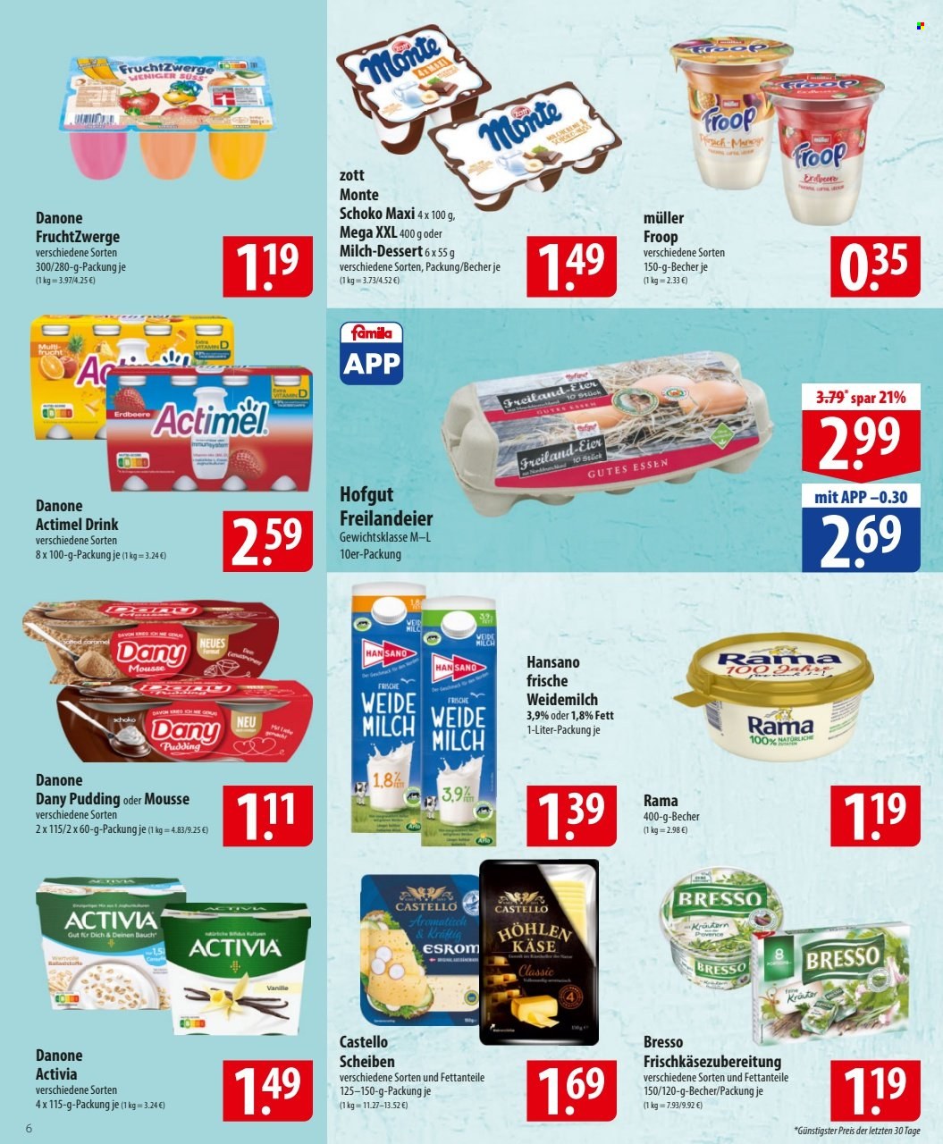 famila Prospekte  - 20.01.2025 - 25.01.2025. Seite 6