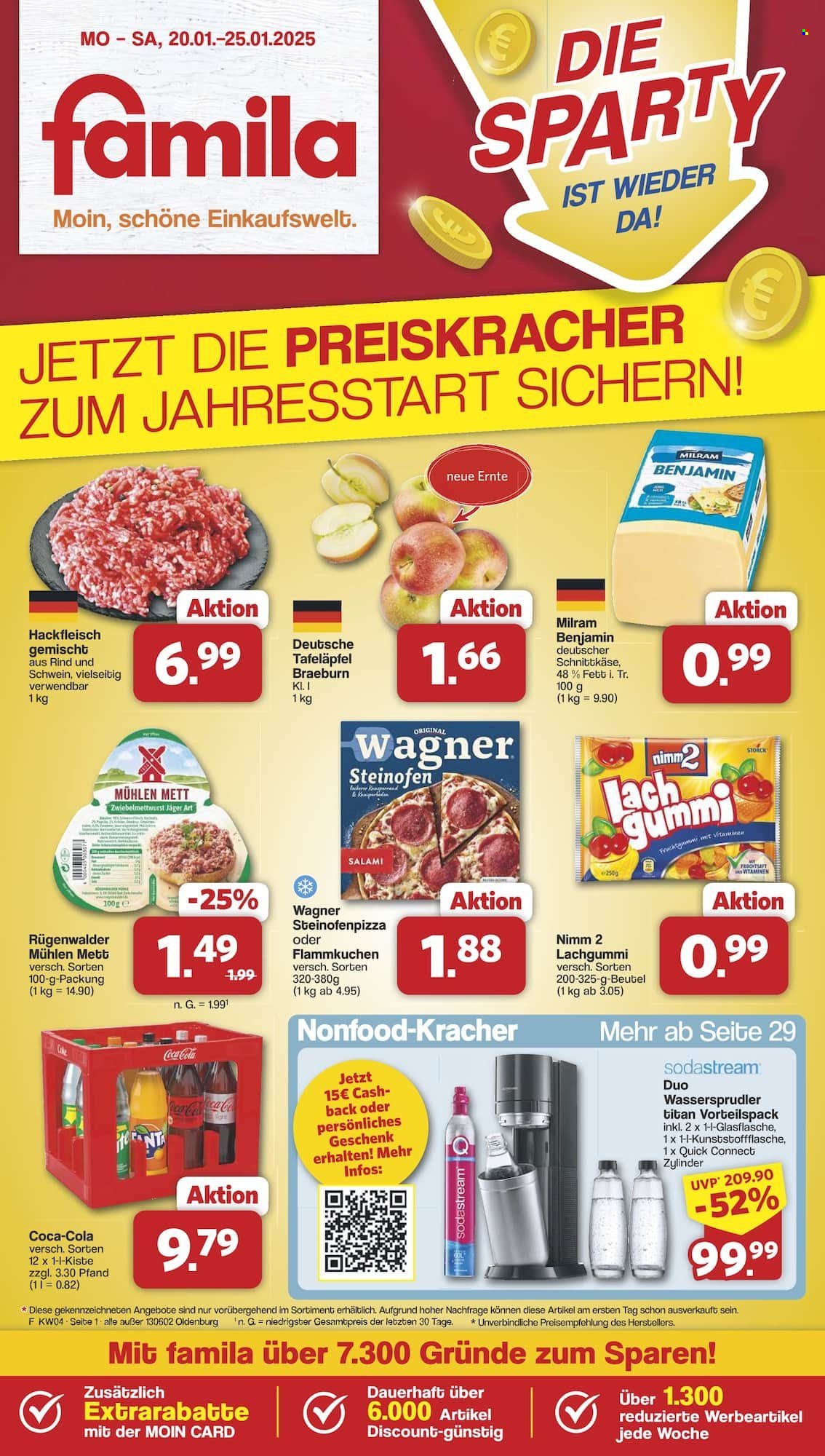 famila Prospekte  - 20.01.2025 - 25.01.2025. Seite 1