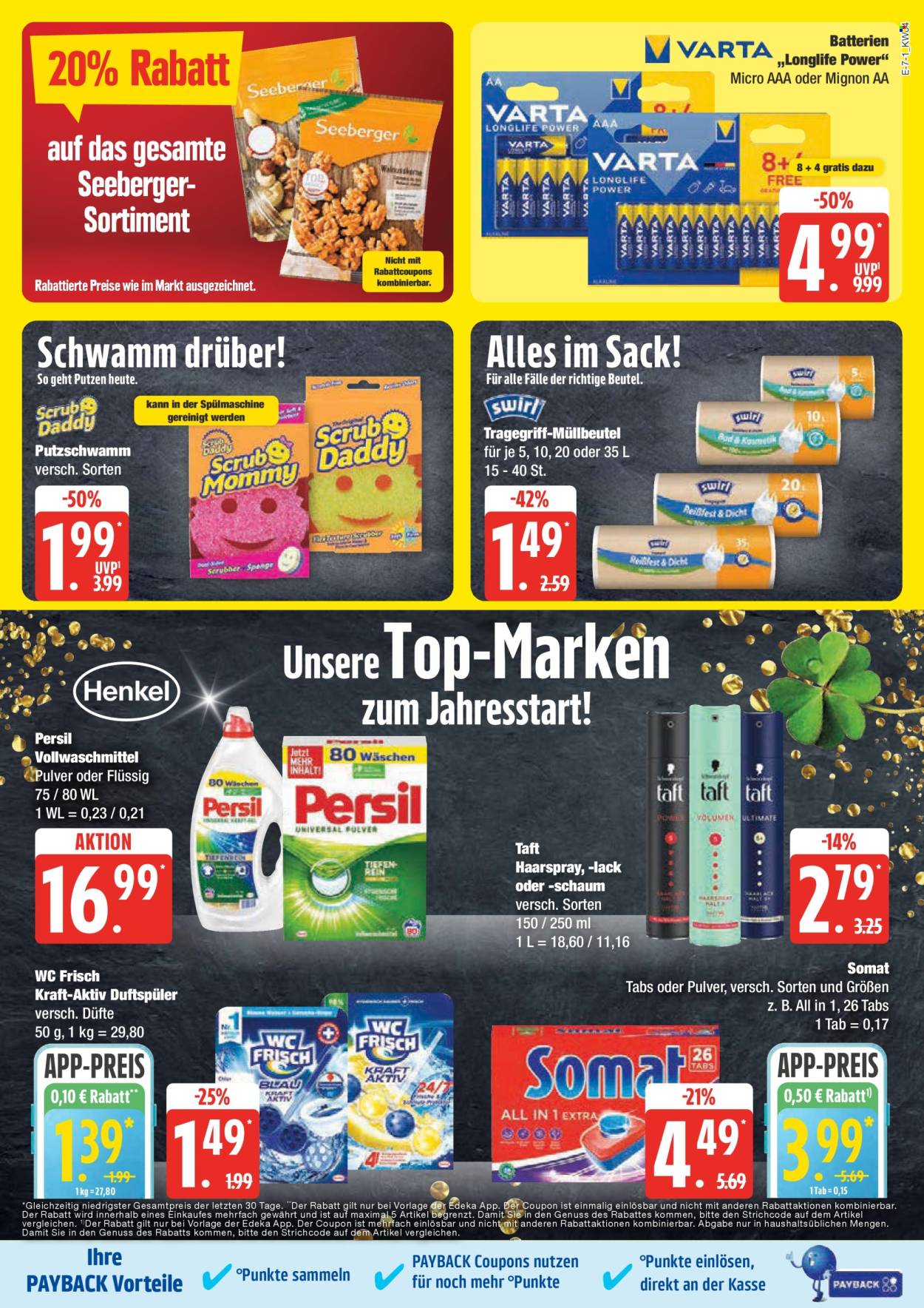 Edeka Prospekte  - 20.01.2025 - 25.01.2025. Seite 7