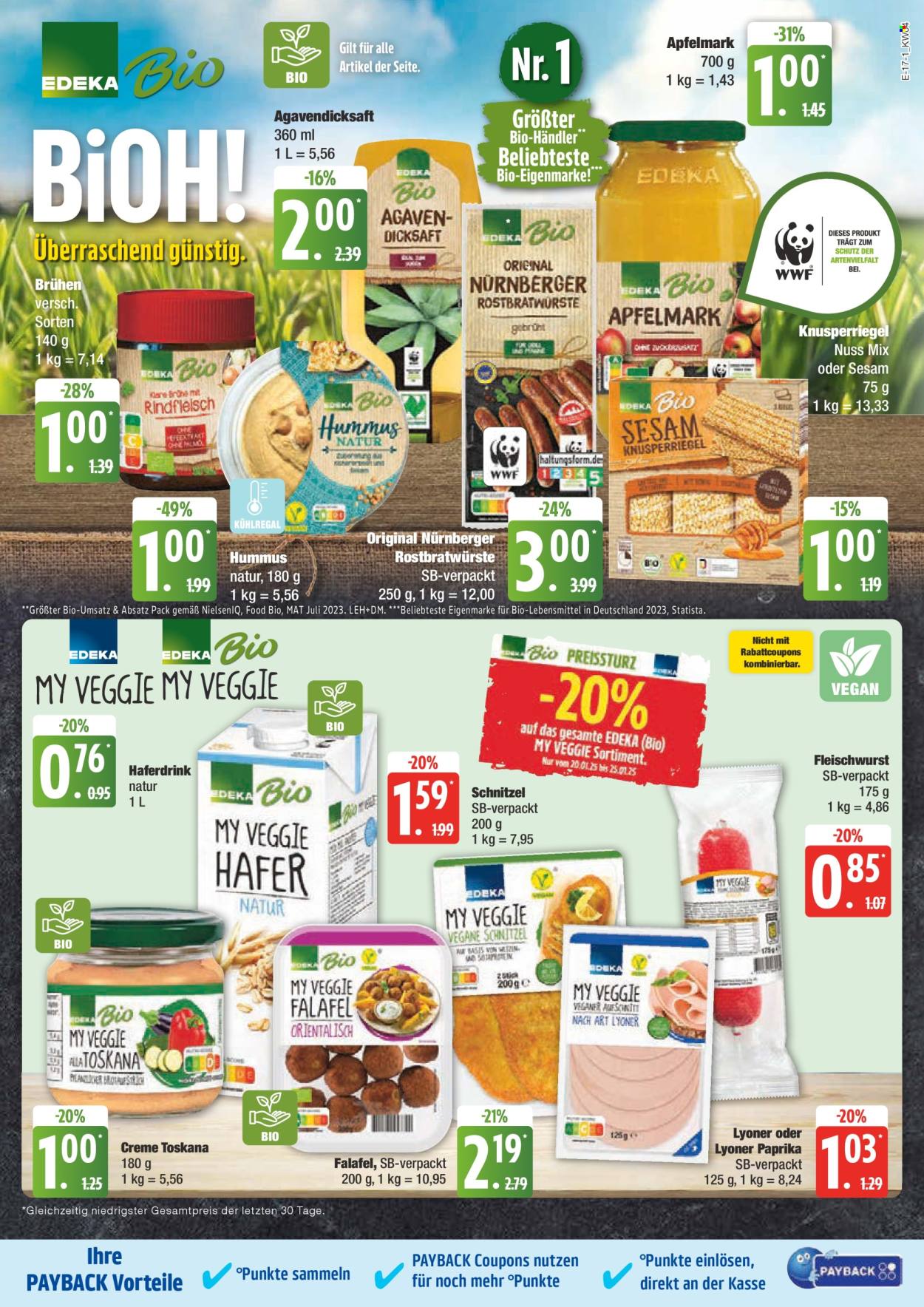 Edeka Prospekte  - 20.01.2025 - 25.01.2025. Seite 17