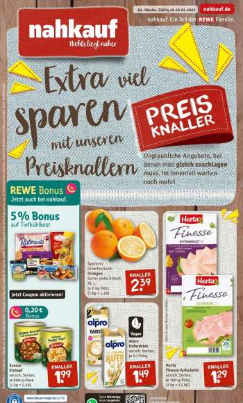 Prospekte Nahkauf - 20.01.2025 - 25.01.2025.