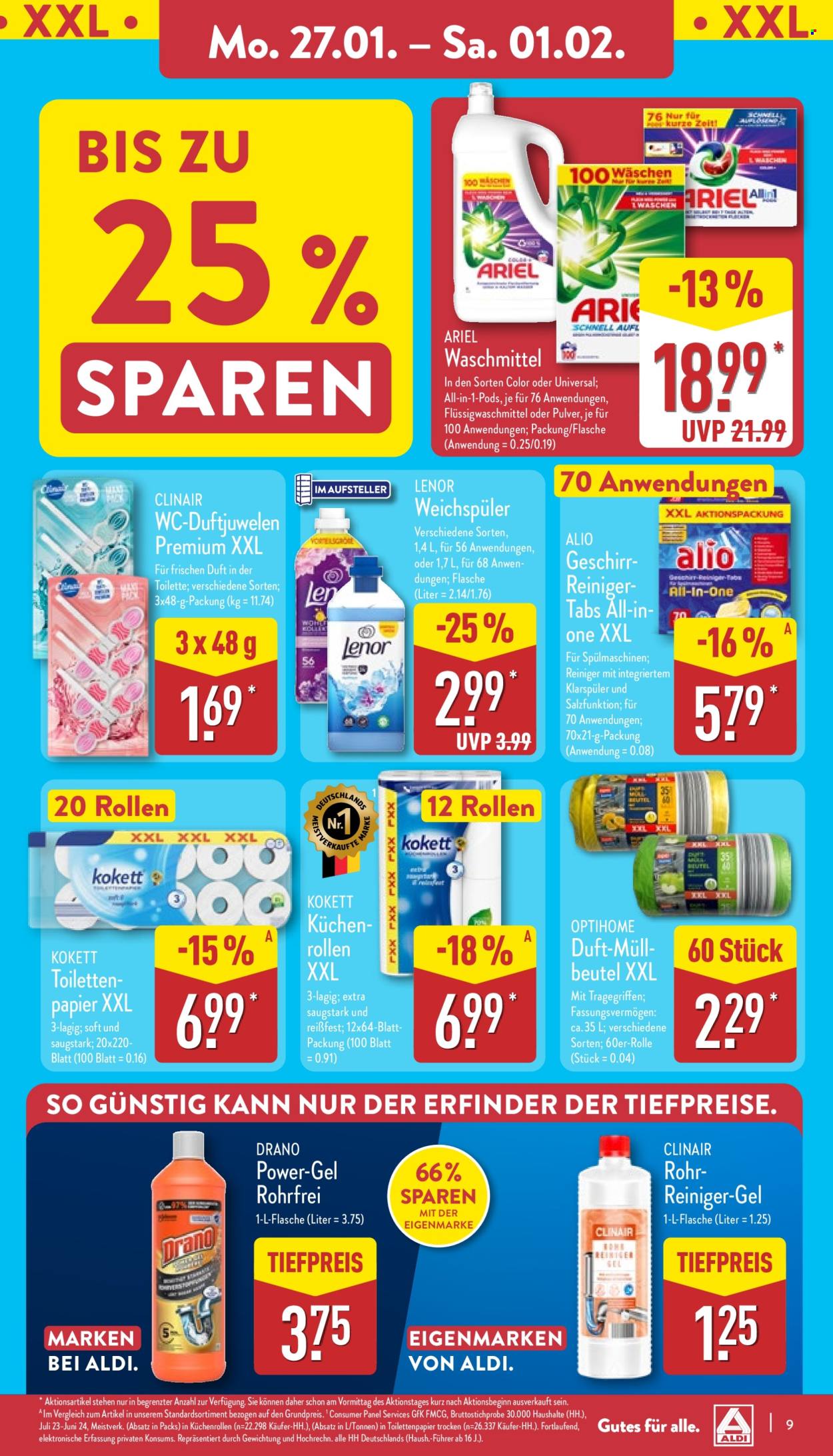 ALDI Nord Prospekte  - 27.01.2025 - 1.02.2025. Seite 9