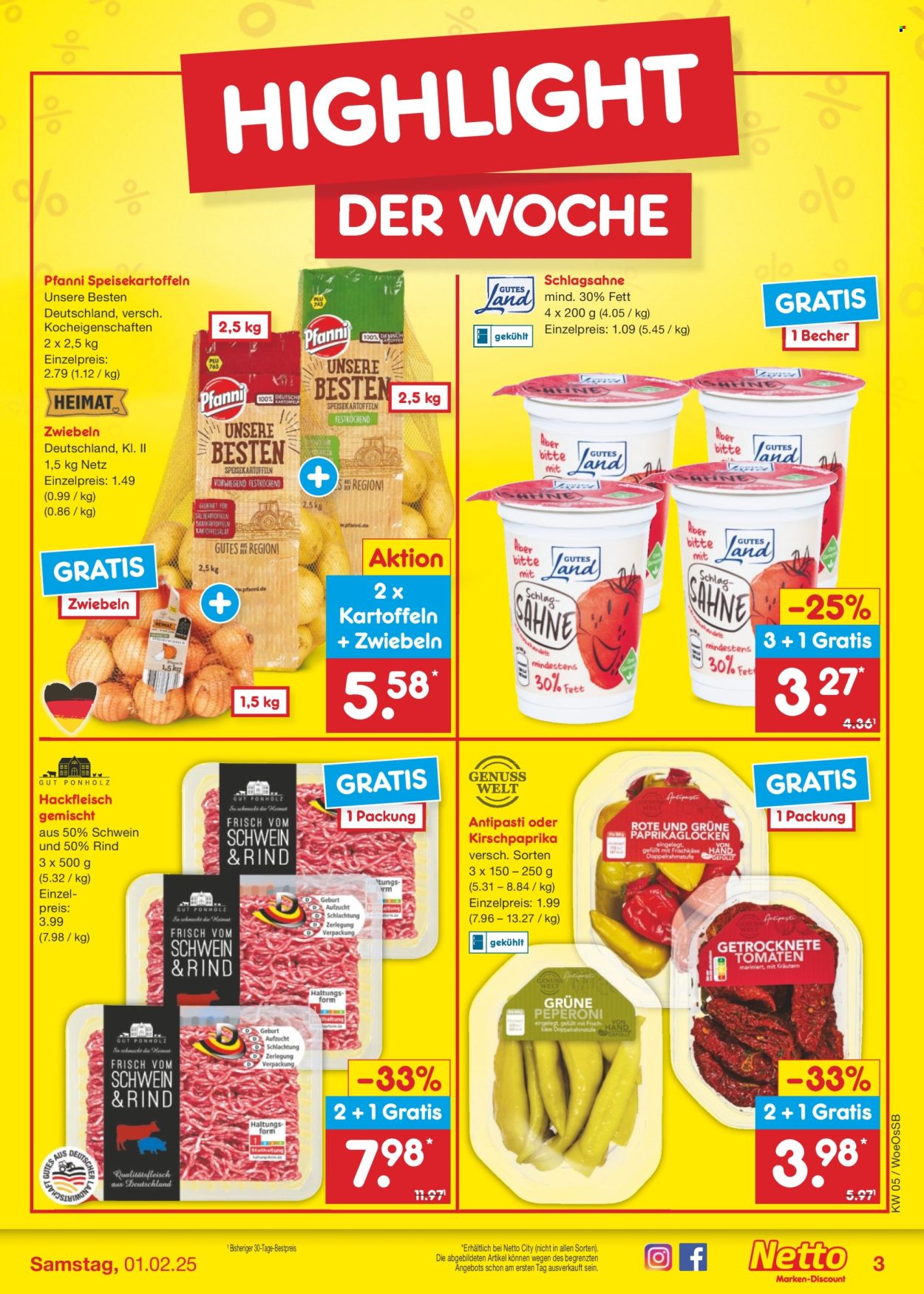 Netto Marken-Discount Prospekte  - 27.01.2025 - 1.02.2025. Seite 3