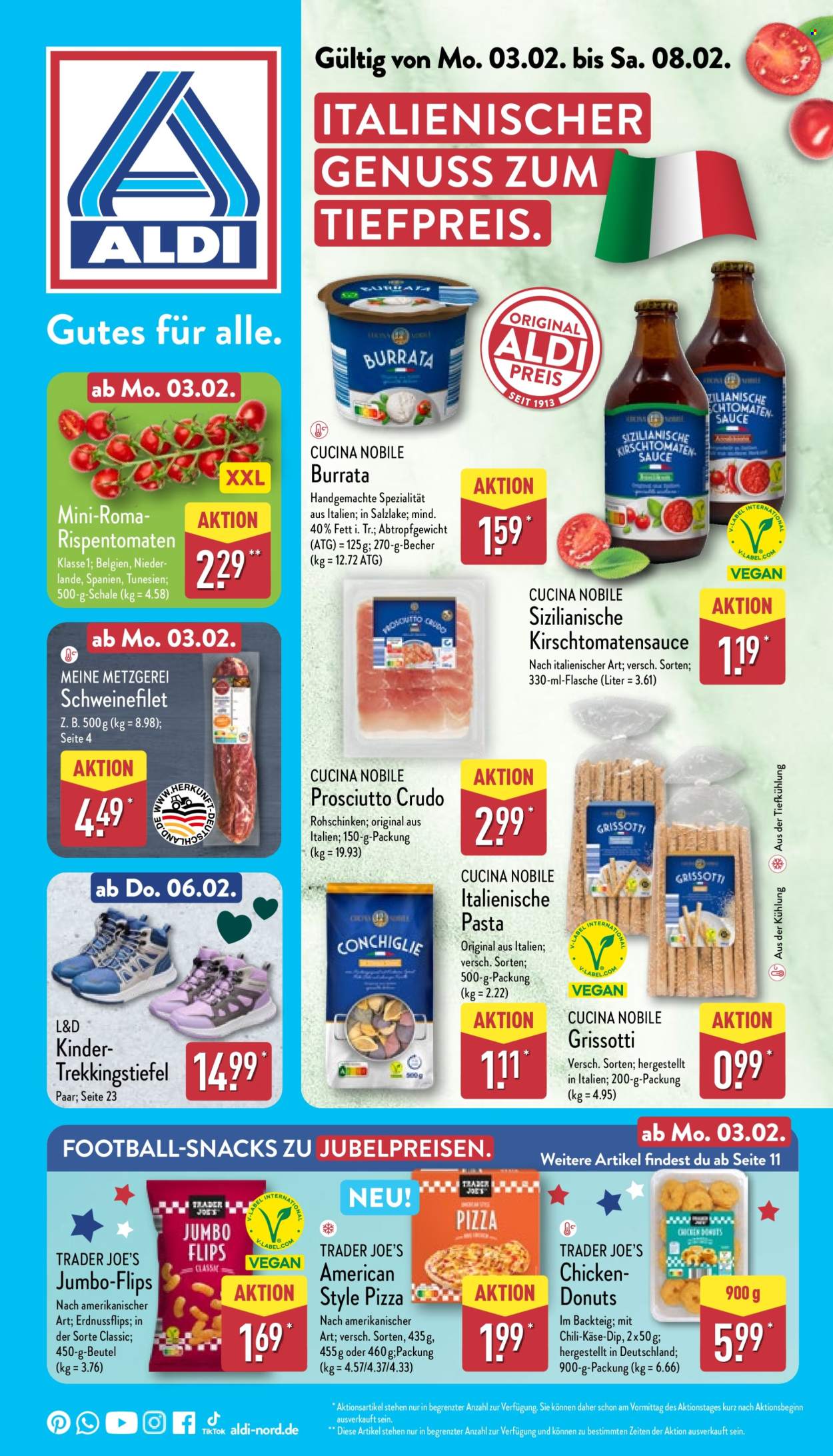 ALDI Nord Prospekte  - 3.02.2025 - 8.02.2025. Seite 1