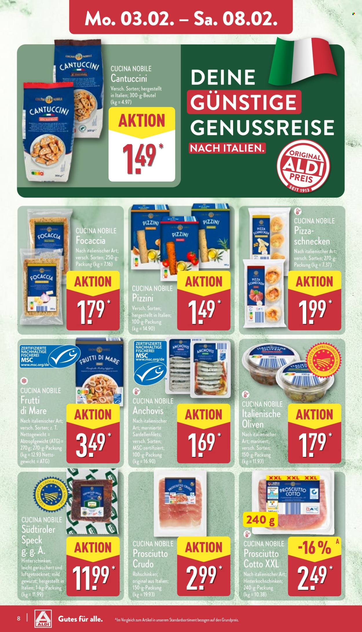 ALDI Nord Prospekte  - 3.02.2025 - 8.02.2025. Seite 8