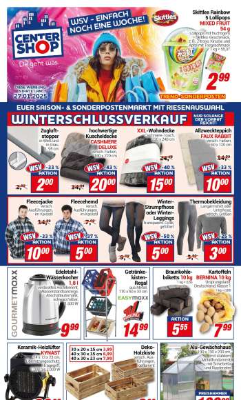 Prospekte CENTERSHOP - 27.01.2025 - 1.02.2025.