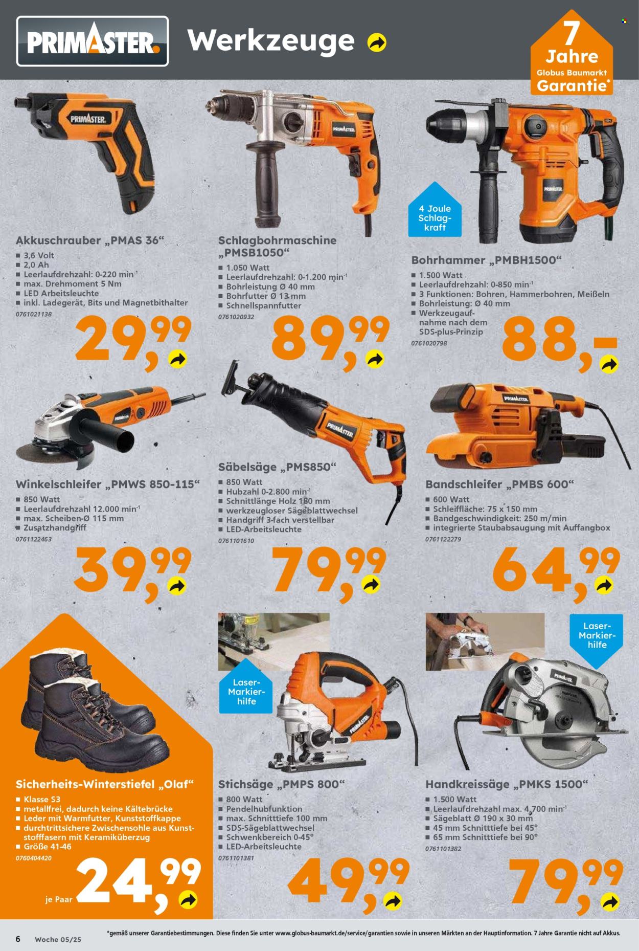 Globus Baumarkt Prospekte  - 27.01.2025 - 1.02.2025. Seite 6