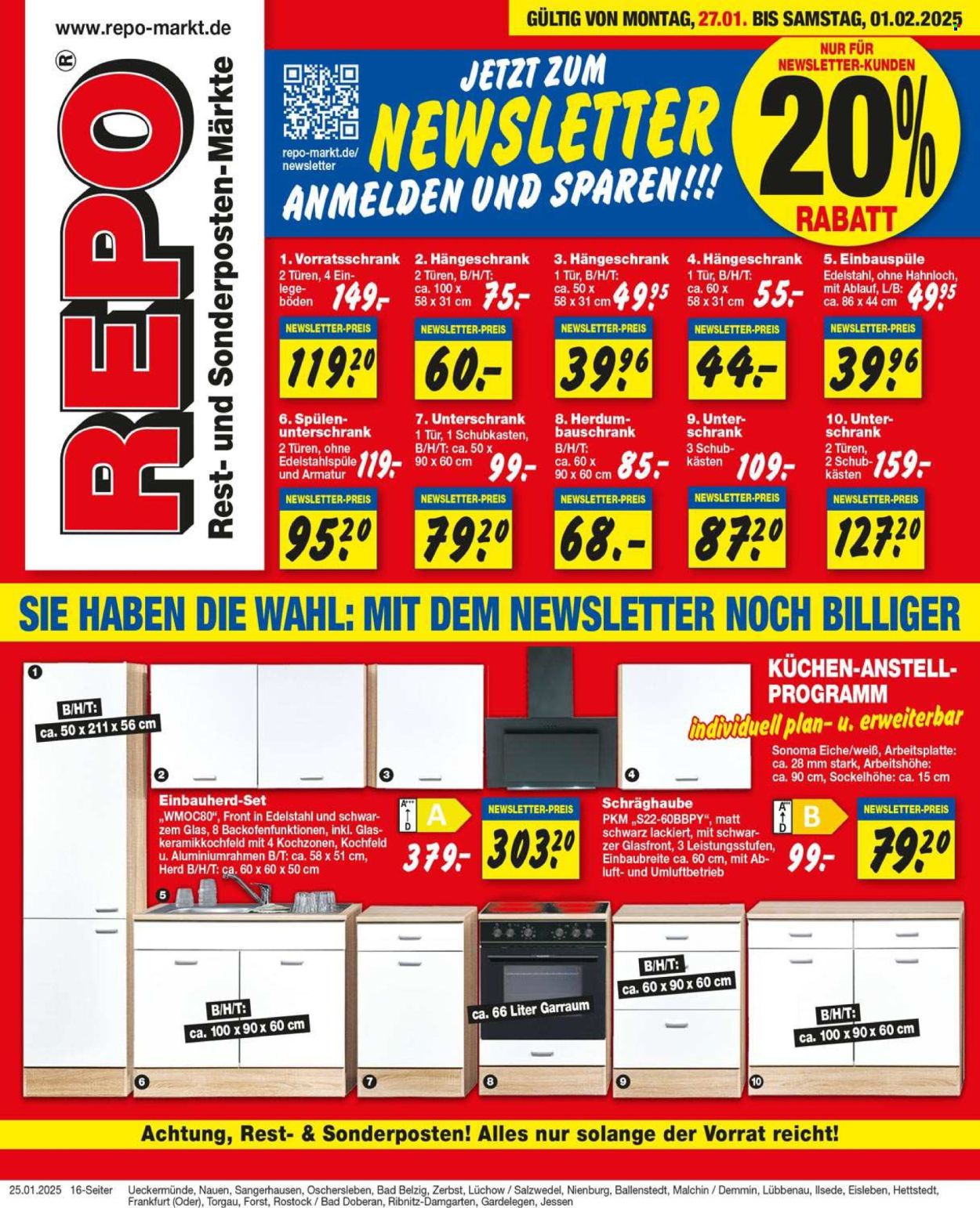 Repo Prospekte  - 27.01.2025 - 1.02.2025. Seite 1