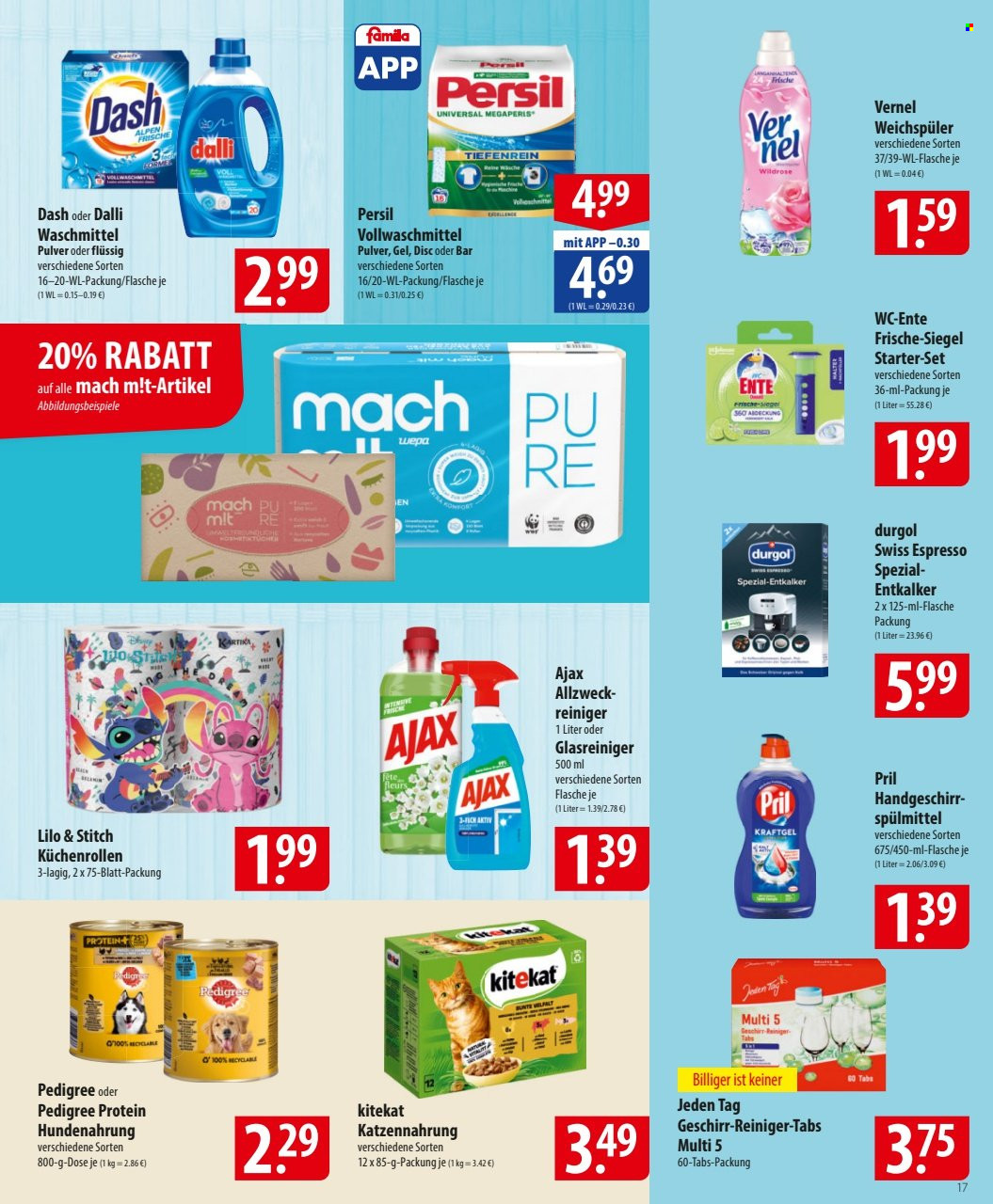 famila Prospekte  - 27.01.2025 - 1.02.2025. Seite 17