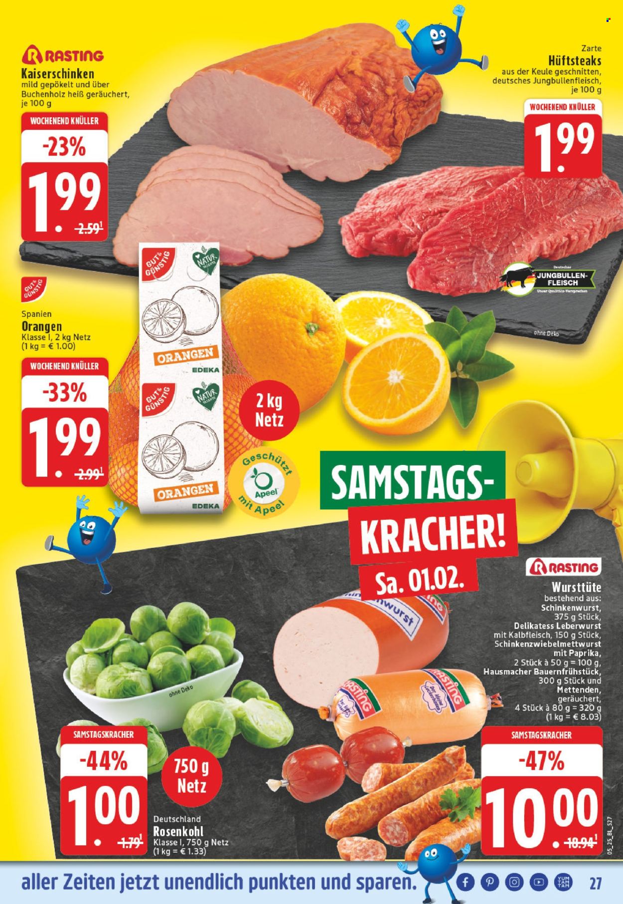 Edeka Prospekte  - 27.01.2025 - 1.02.2025. Seite 27