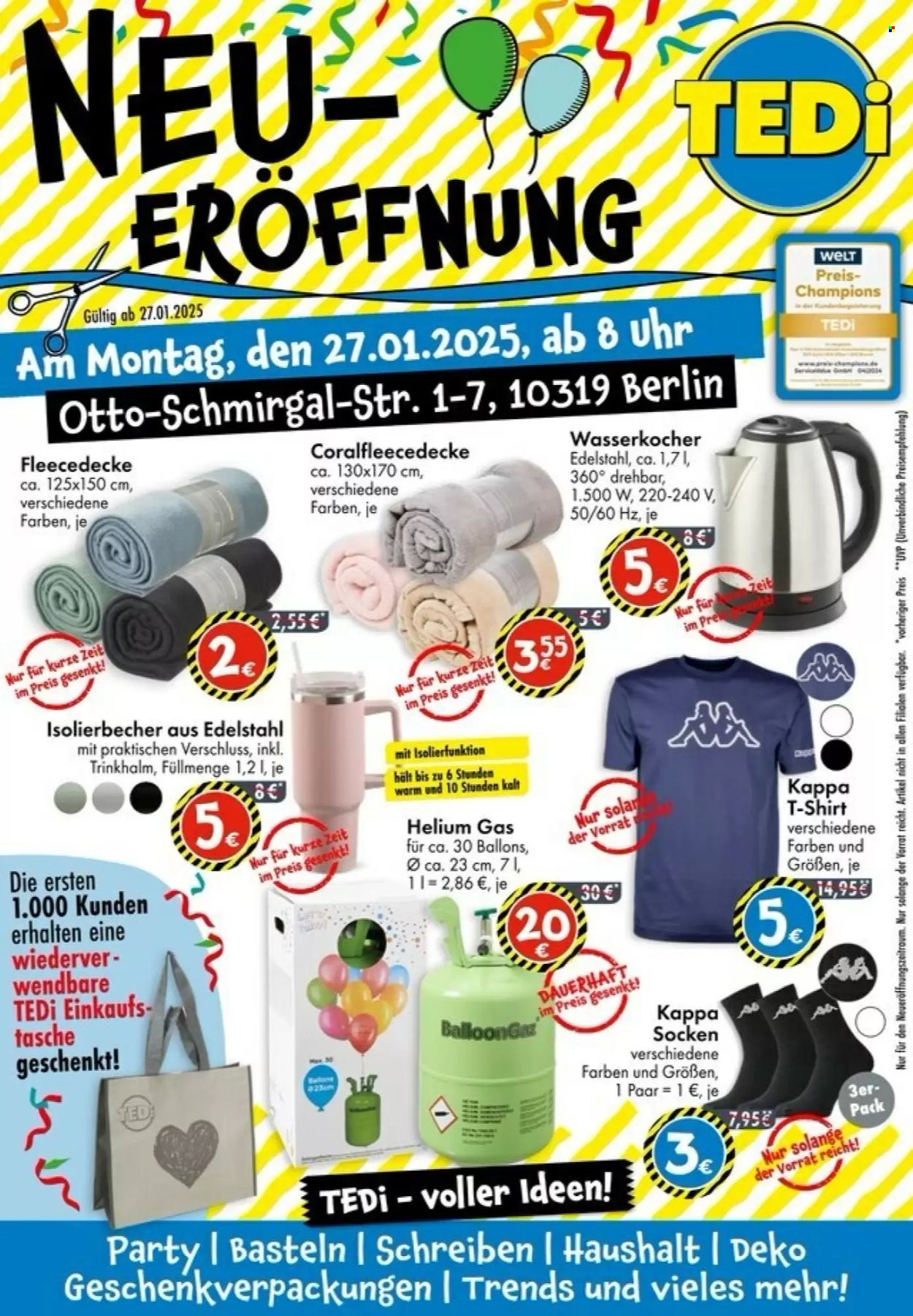 TEDi Prospekte  - 27.01.2025 - 27.01.2025. Seite 1