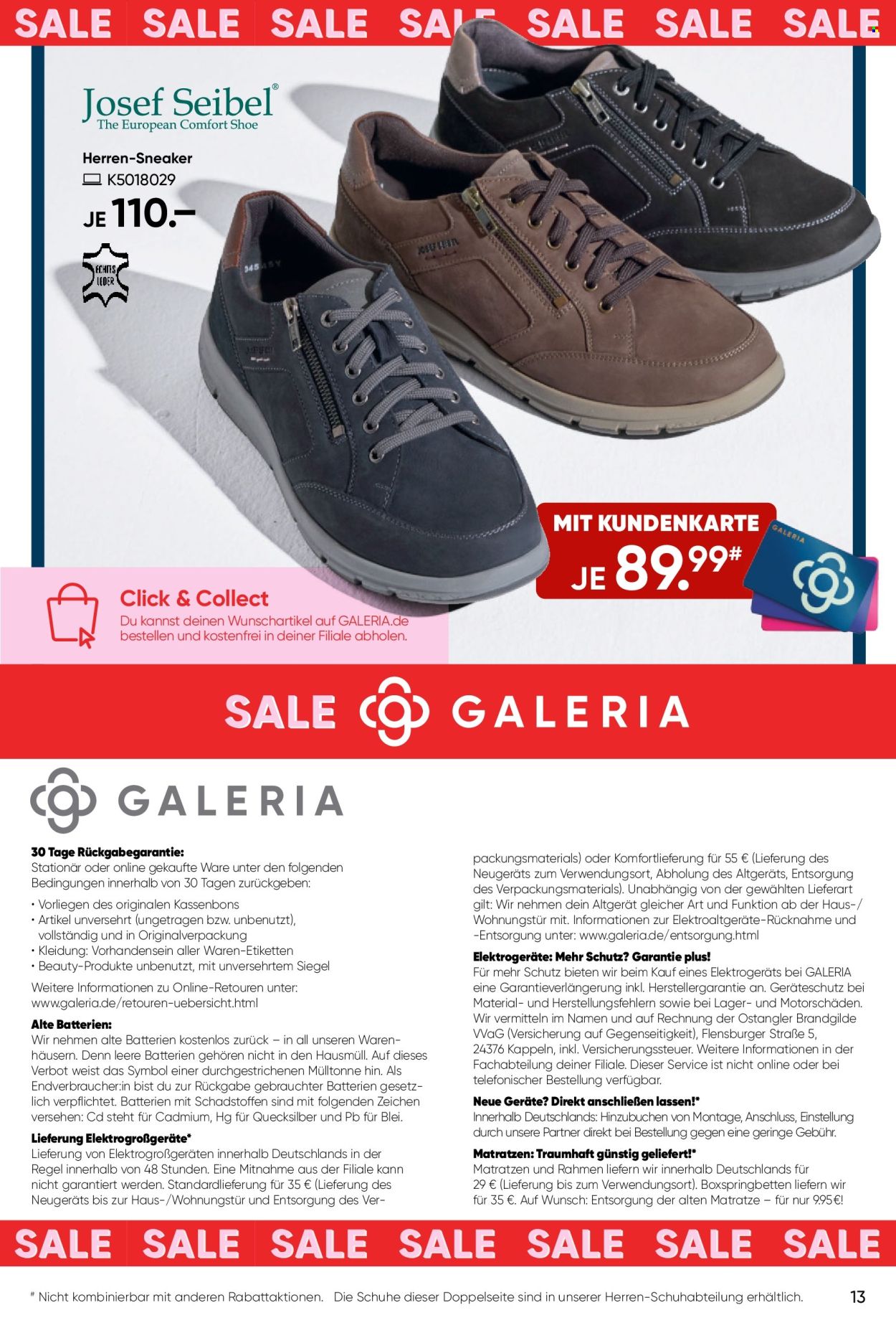 GALERIA Karstadt Kaufhof Prospekte  - 29.01.2025 - 9.02.2025. Seite 13