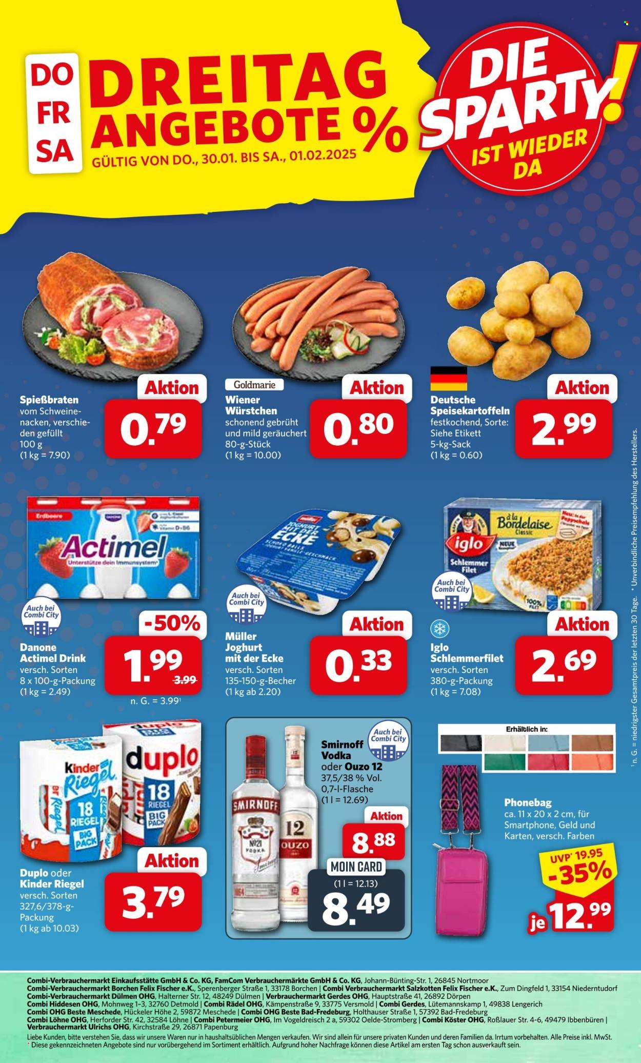 Combi Prospekte  - 30.01.2025 - 1.02.2025. Seite 1