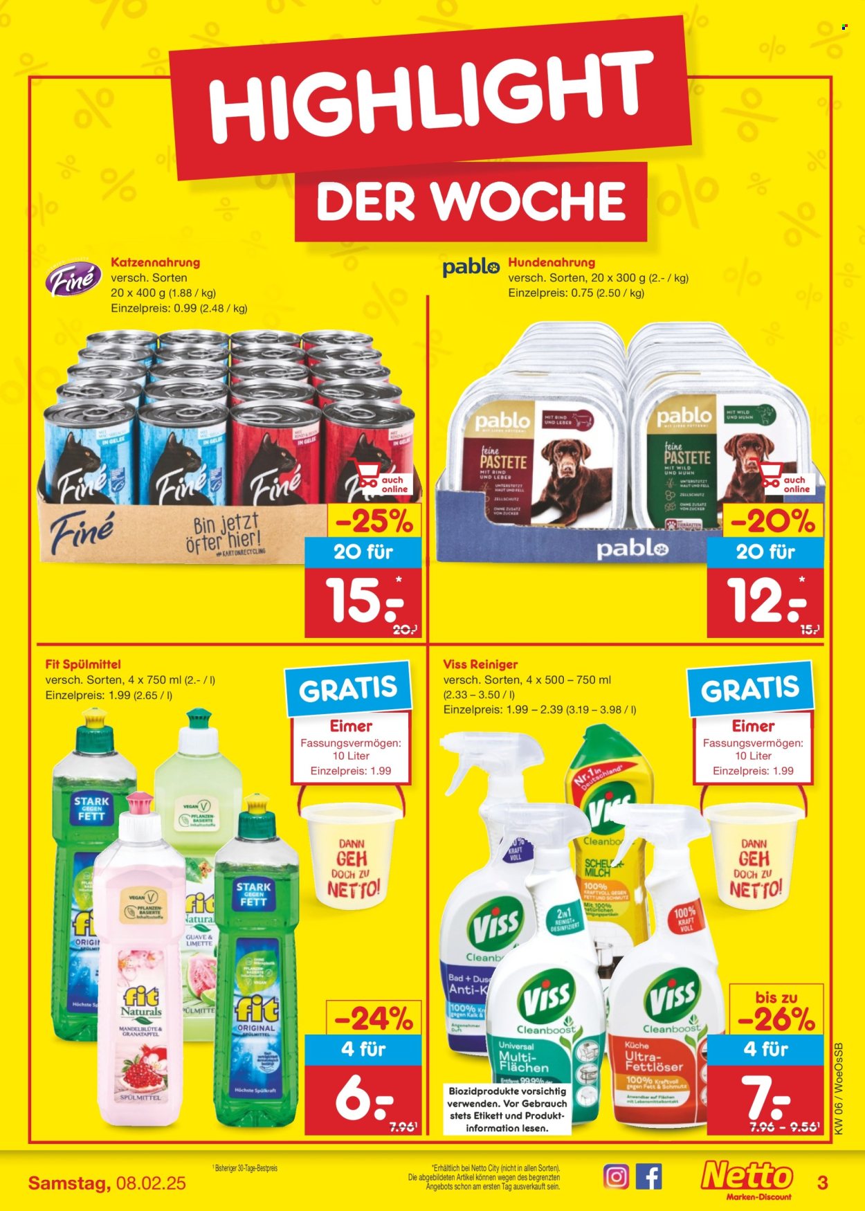 Netto Marken-Discount Prospekte  - 3.02.2025 - 8.02.2025. Seite 3