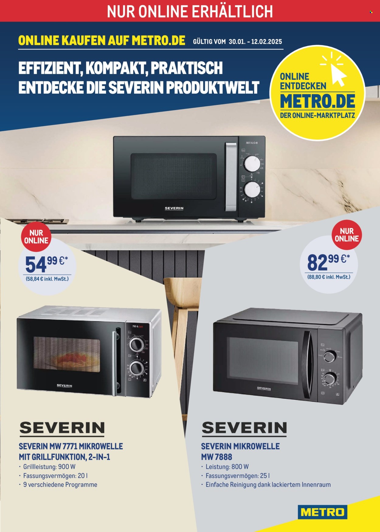 Metro Prospekte  - 30.01.2025 - 12.02.2025. Seite 1