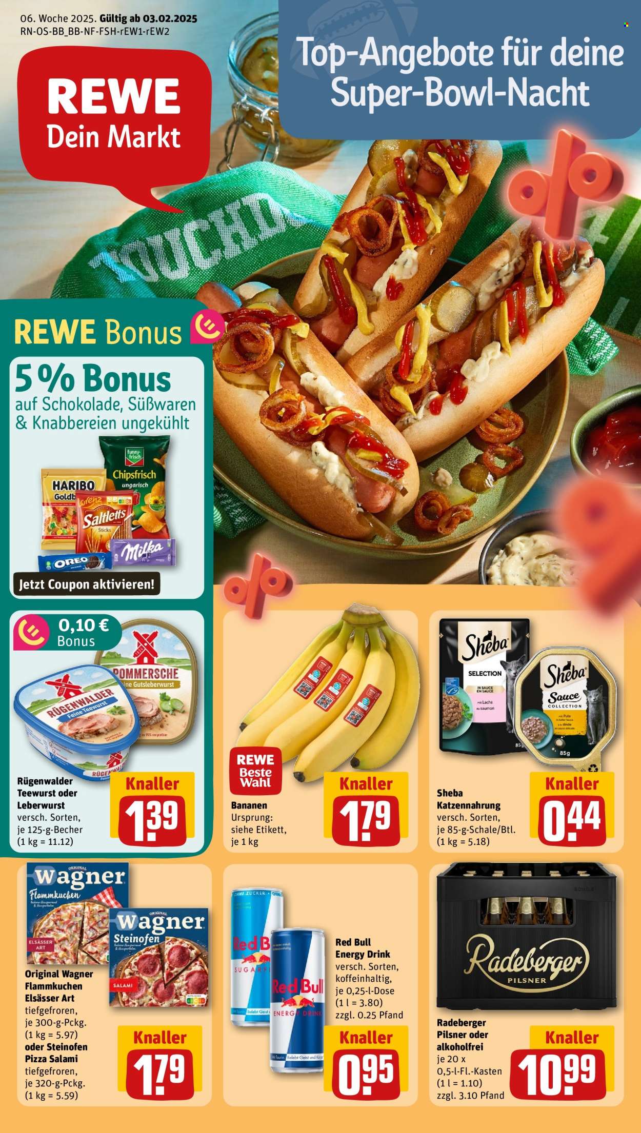 REWE Prospekte  - 3.02.2025 - 9.02.2025. Seite 1