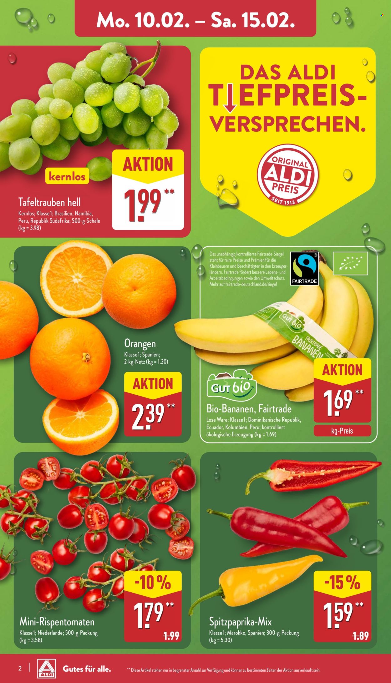 ALDI Nord Prospekte  - 10.02.2025 - 15.02.2025. Seite 2