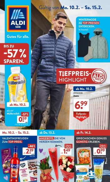 Prospekte ALDI SÜD - 10.02.2025 - 15.02.2025.