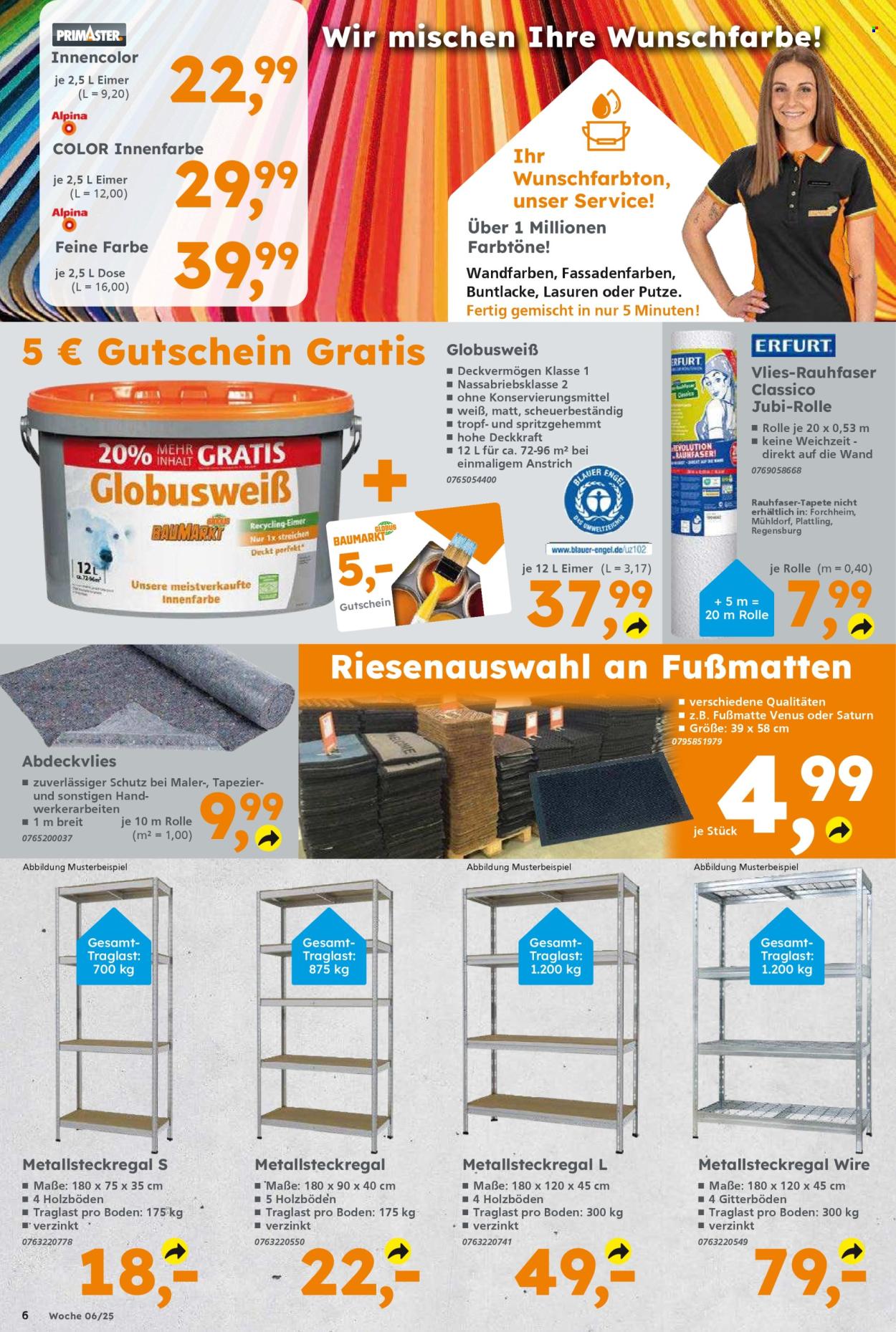Globus Baumarkt Prospekte  - 3.02.2025 - 8.02.2025. Seite 6