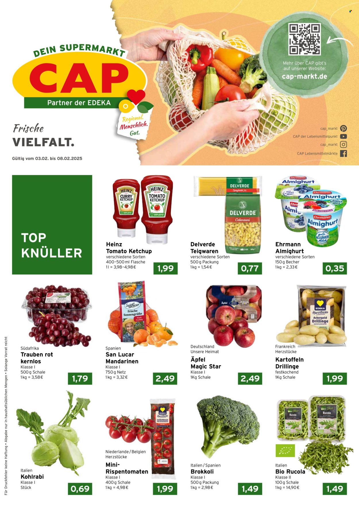 CAP-Markt Prospekte  - 3.02.2025 - 8.02.2025. Seite 1